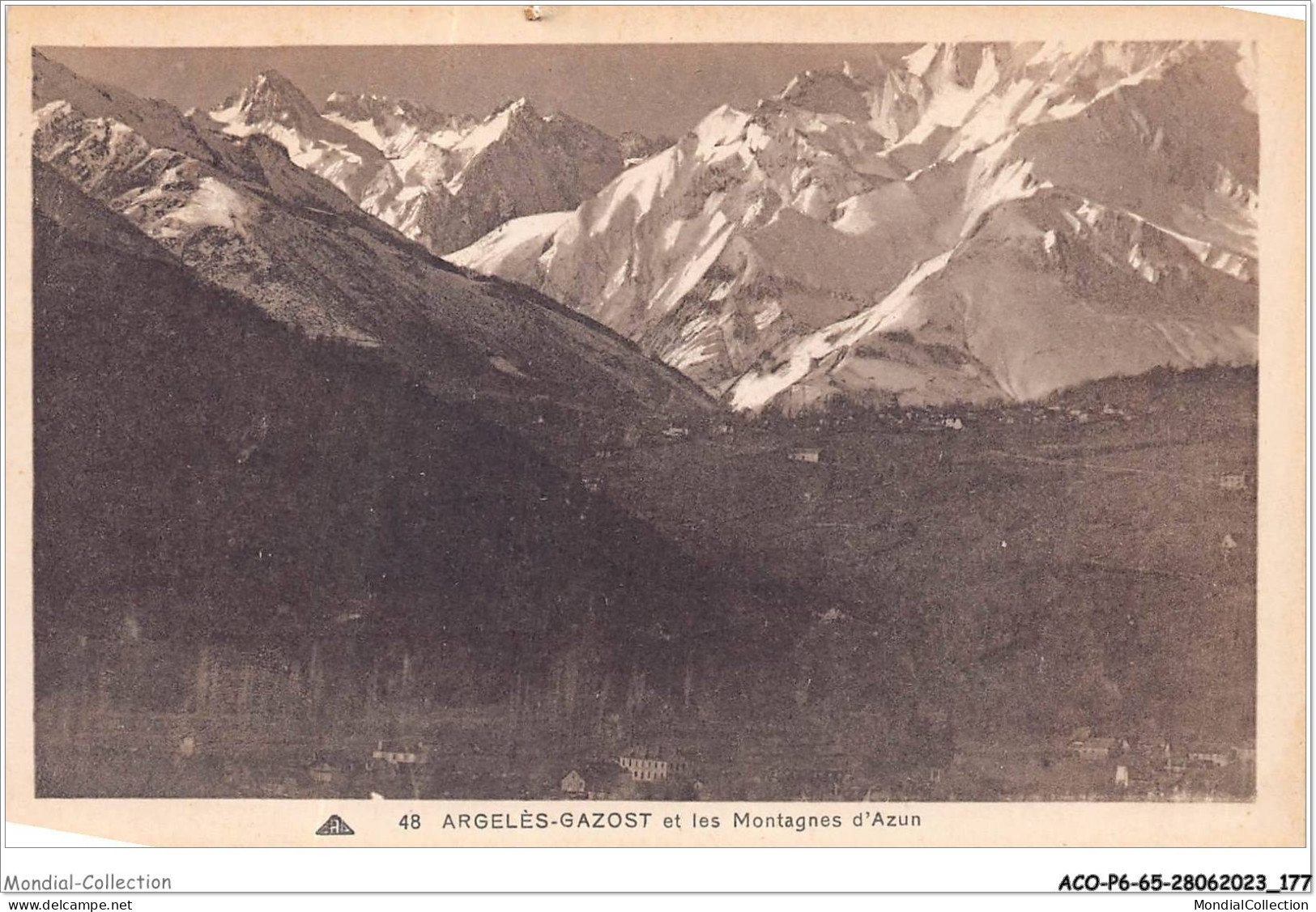 ACOP6-65-0599 - ARGELES-GAZOST - Argèles Et Les Montagnes D'azun - Argeles Gazost