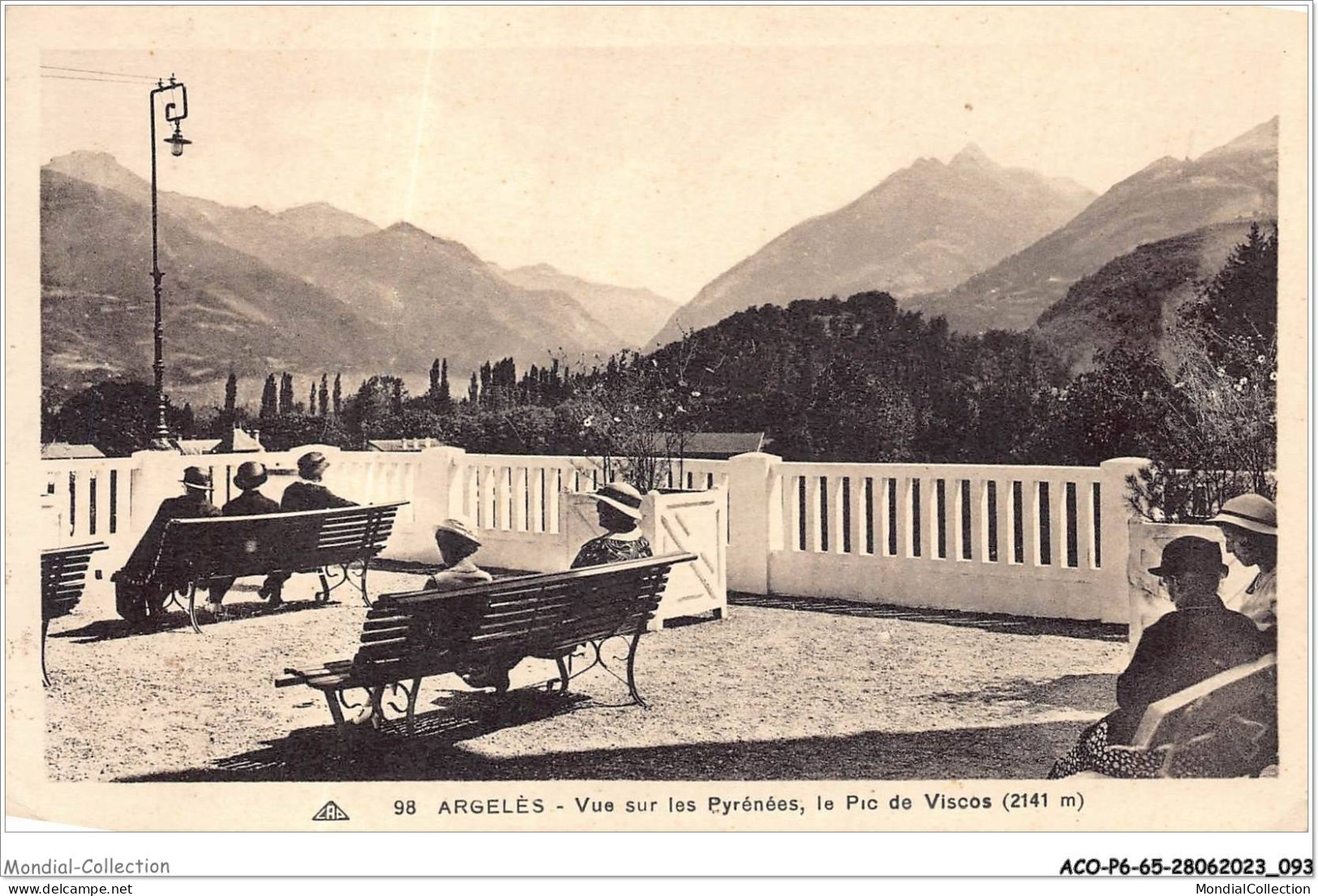 ACOP6-65-0557 - ARGELES-GAZOST - Vue Sur Les Pyrénées - Le Pic De Viscos - Argeles Gazost