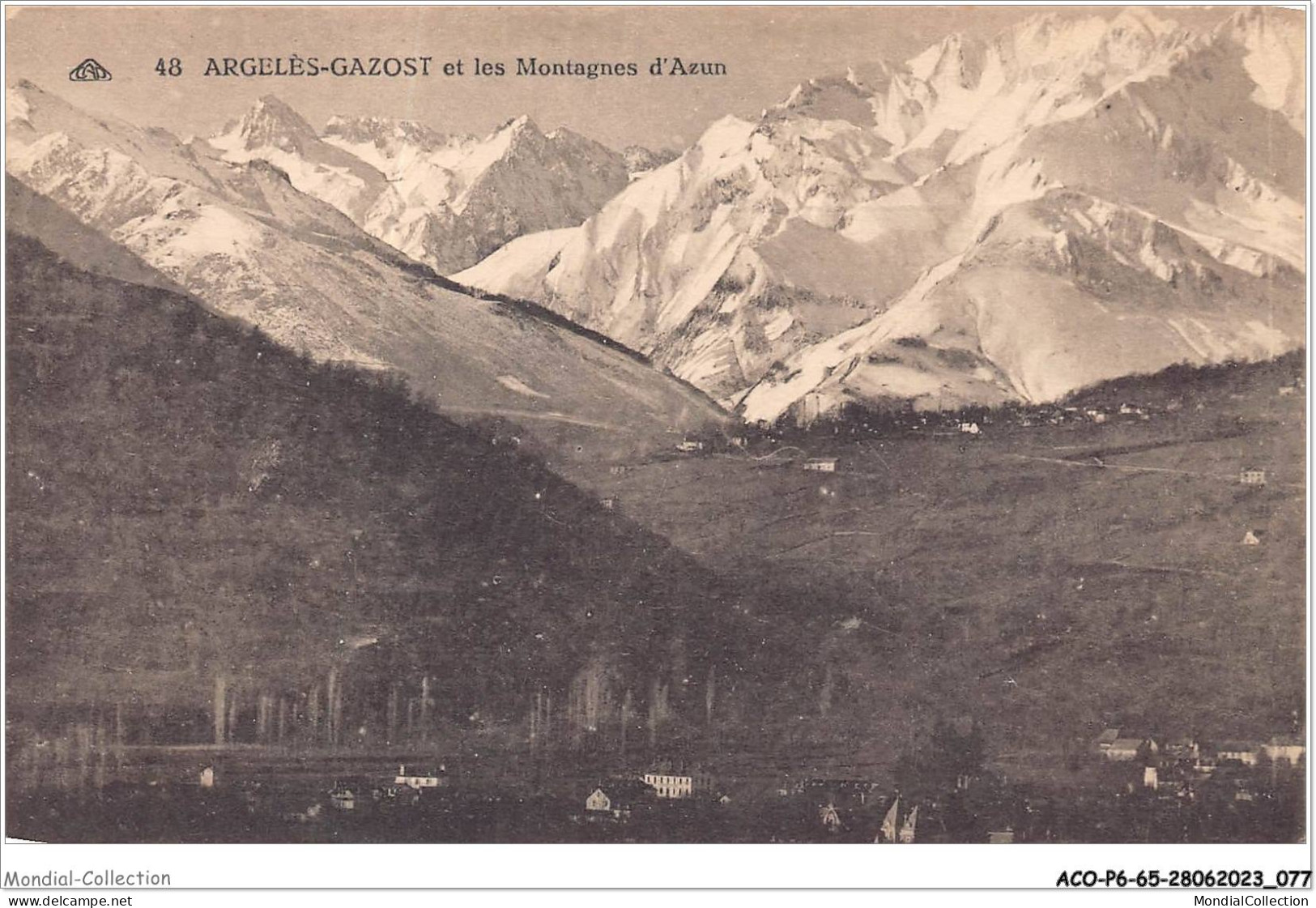 ACOP6-65-0549 - ARGELES-GAZOST - Argèles Et Les Montagnes D'azun - Argeles Gazost