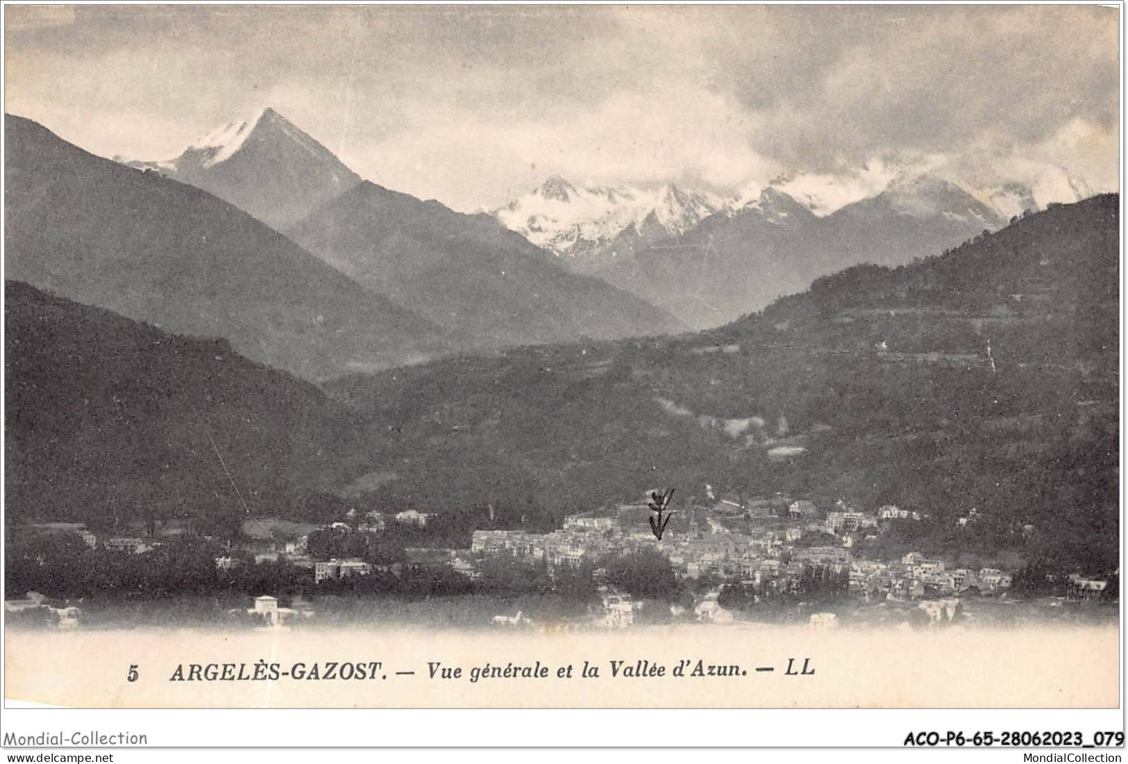 ACOP6-65-0550 - ARGELES-GAZOST - Vue Générale Et La Vallée D'azun - Argeles Gazost