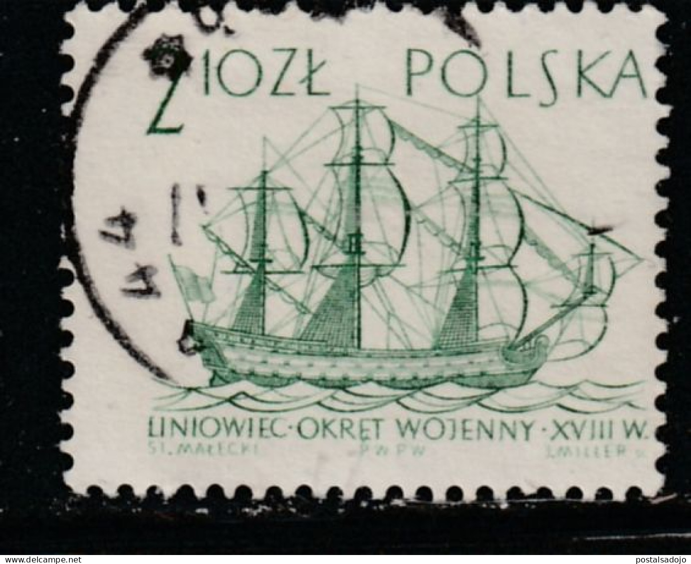 POLOGNE 554 // YVERT 1259 // 1963-64 - Used Stamps
