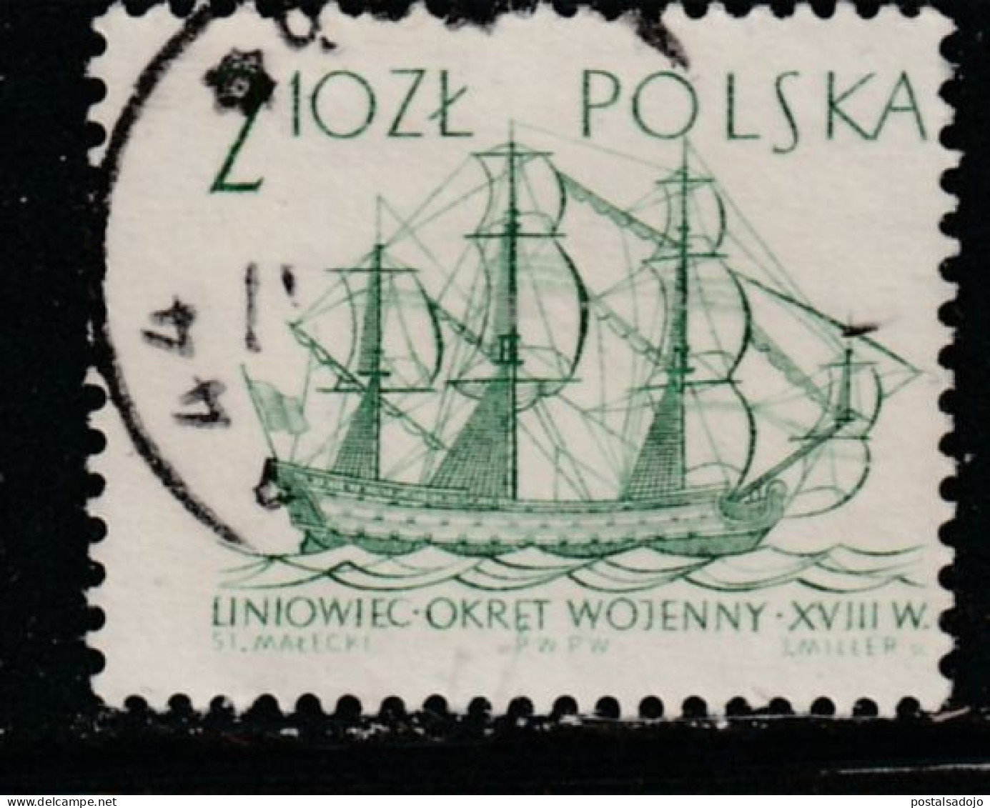 POLOGNE 554 // YVERT 1259 // 1963-64 - Usados