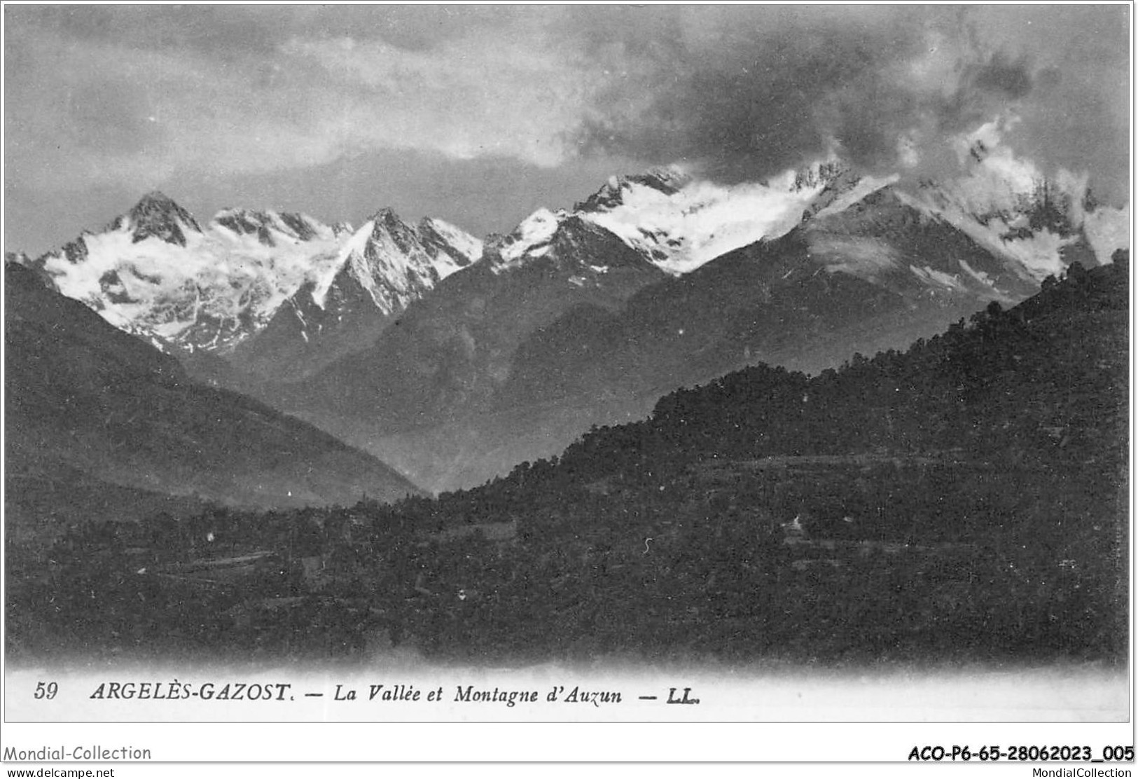 ACOP6-65-0513 - ARGELES-GAZOST - La Vallée Et Montagne D'auzun - Argeles Gazost