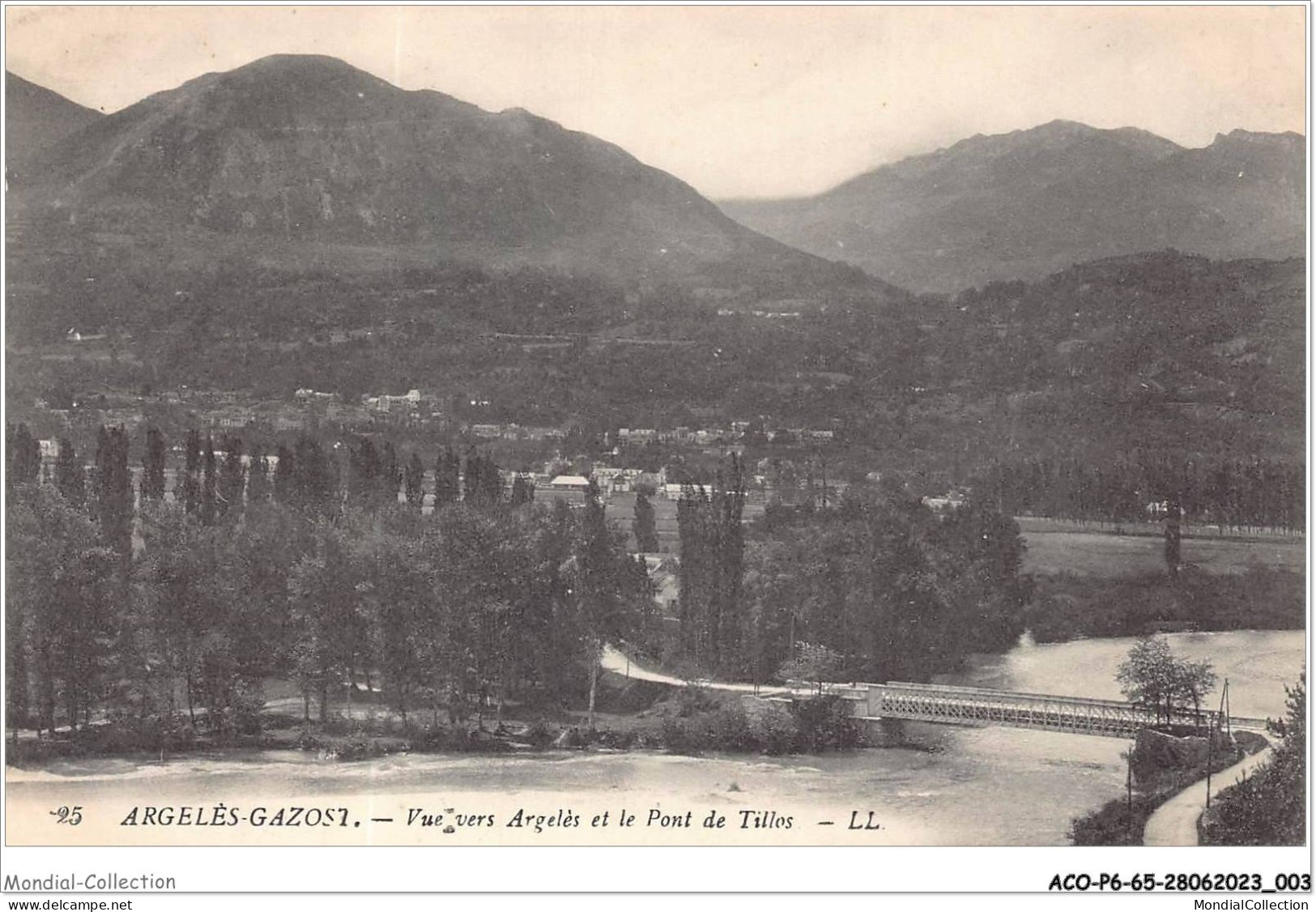 ACOP6-65-0512 - ARGELES-GAZOST - Vue Vers Argèles Et Le Pont De Tillos  - Argeles Gazost