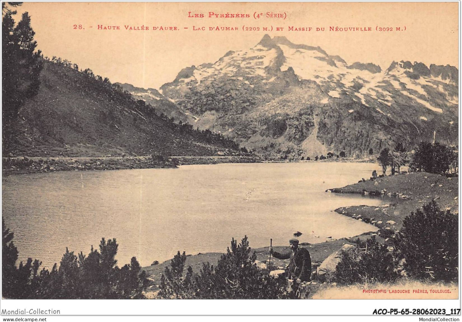 ACOP5-65-0466 - VALLEE D'AURE - Lac D'aumar Et Massif Du Néouvielle - Vielle Aure