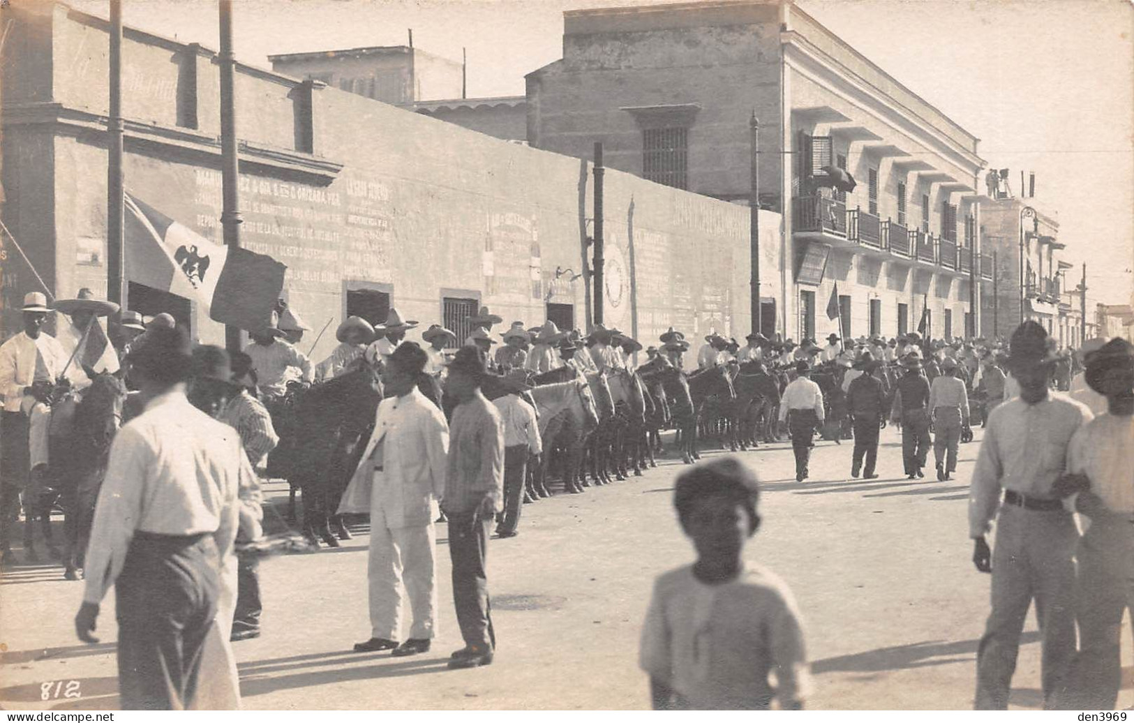 Mexique - VERACRUZ - Révolution Mexicaine - Occupation Américaine 1914 - Dans L'attente, Cavaliers - Carte-Photo - Mexico
