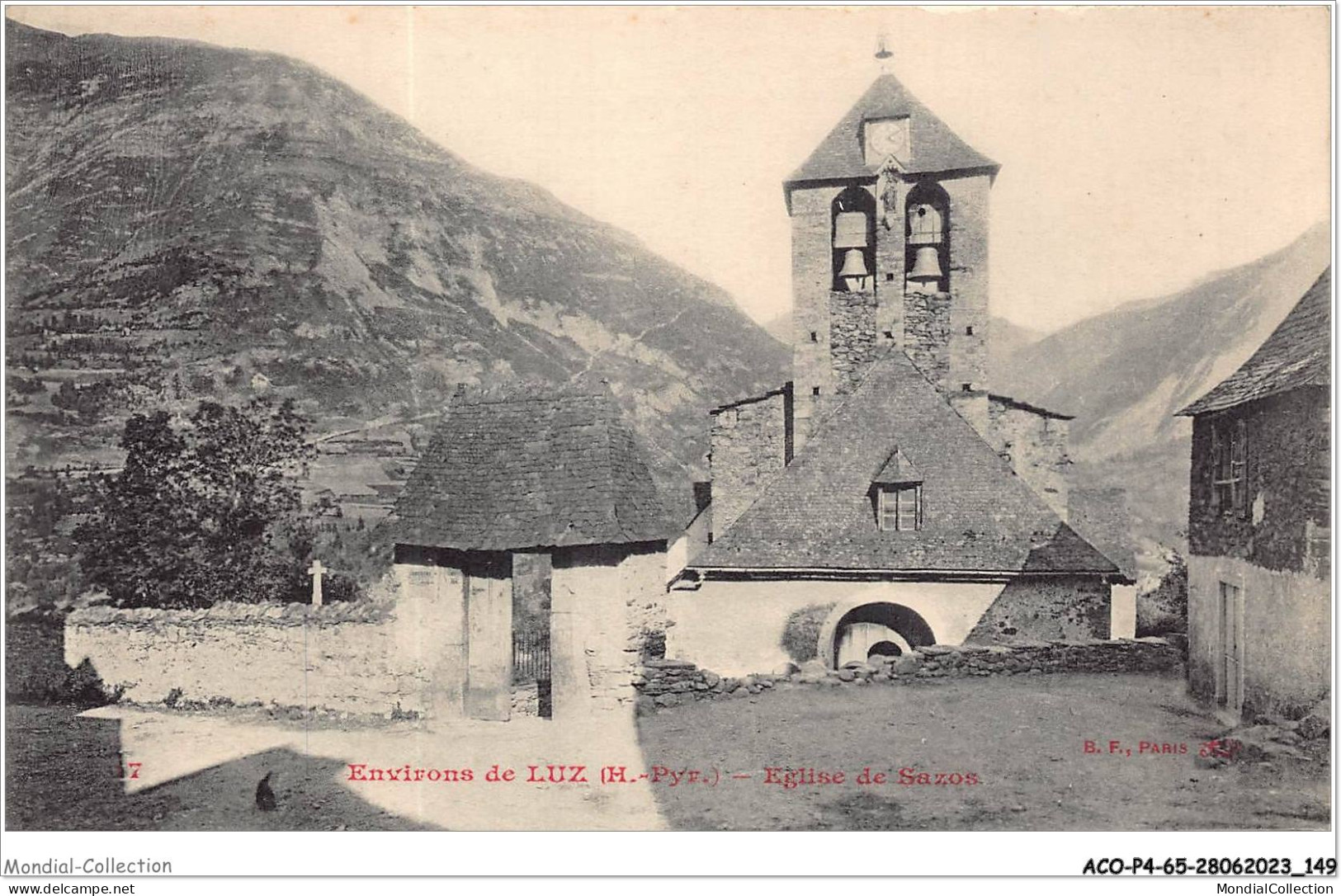 ACOP4-65-0380 - LUZ - église De Sazos - Luz Saint Sauveur
