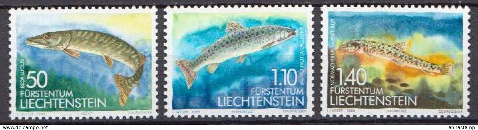 Liechtenstein MNH Set - Poissons