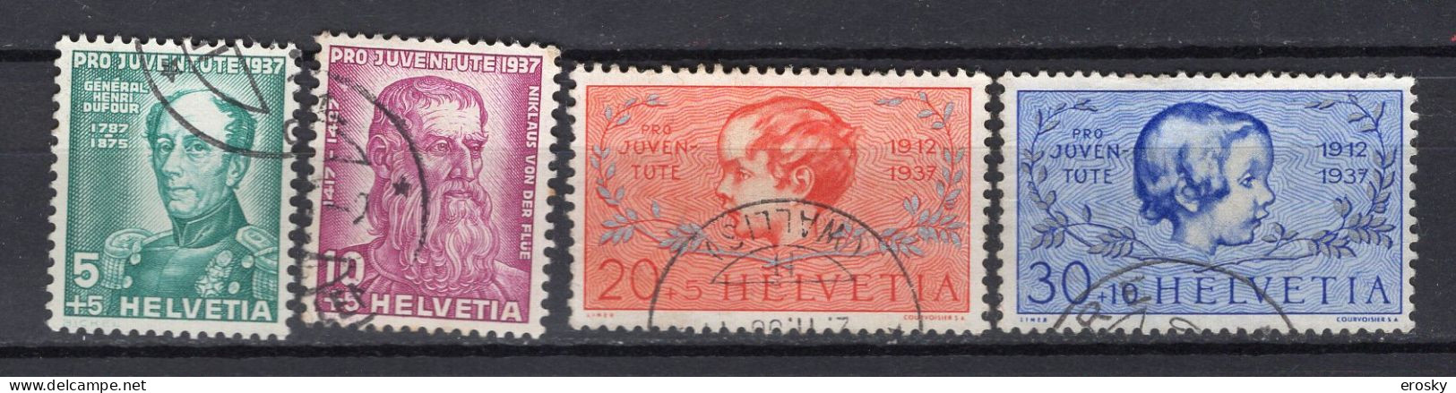 T2853 - SUISSE SWITZERLAND Yv N°303/06 Pro Juventute - Used Stamps