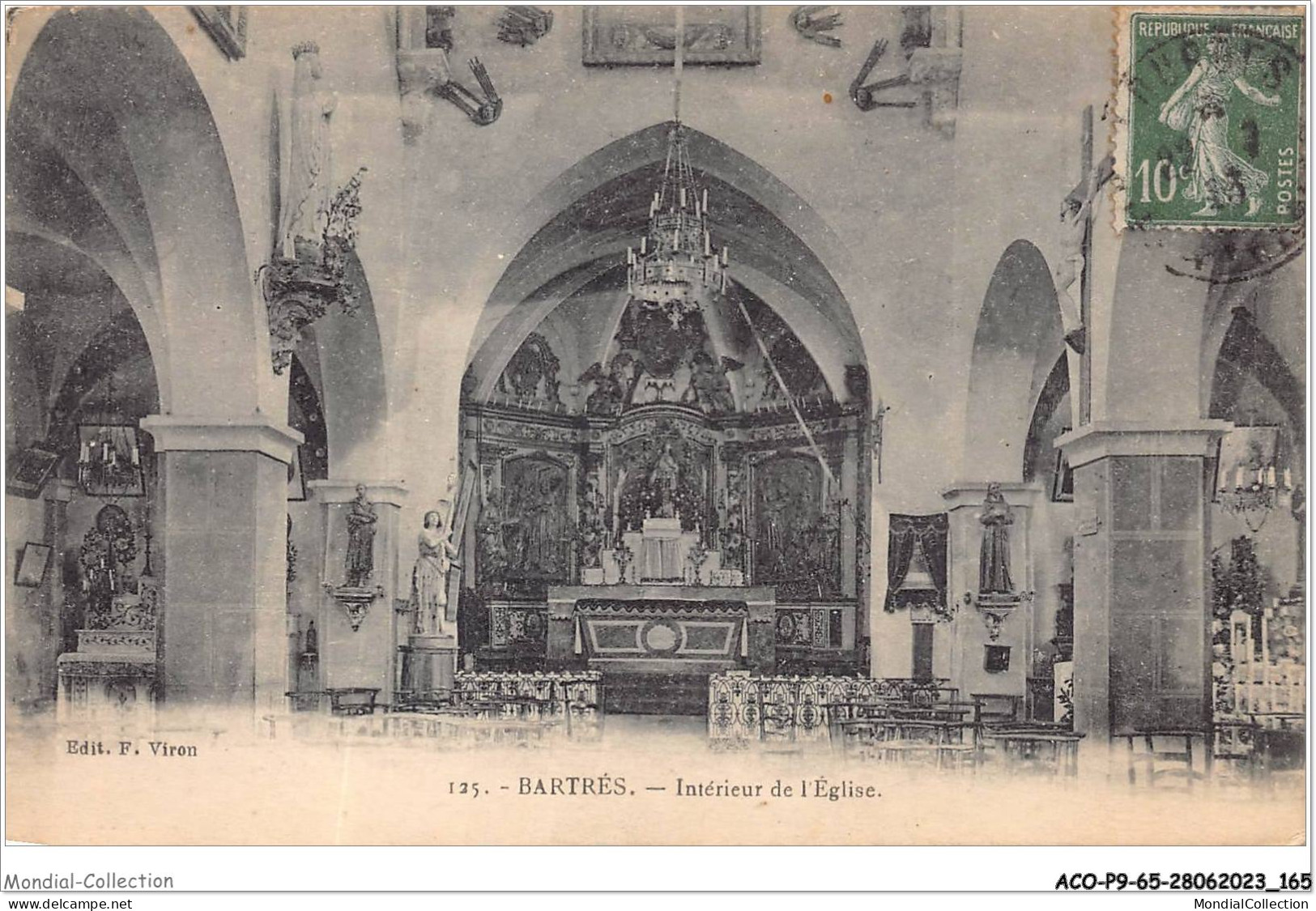 ACOP9-65-0892 - BARTRES - Intérieur De L'église  - Argeles Gazost