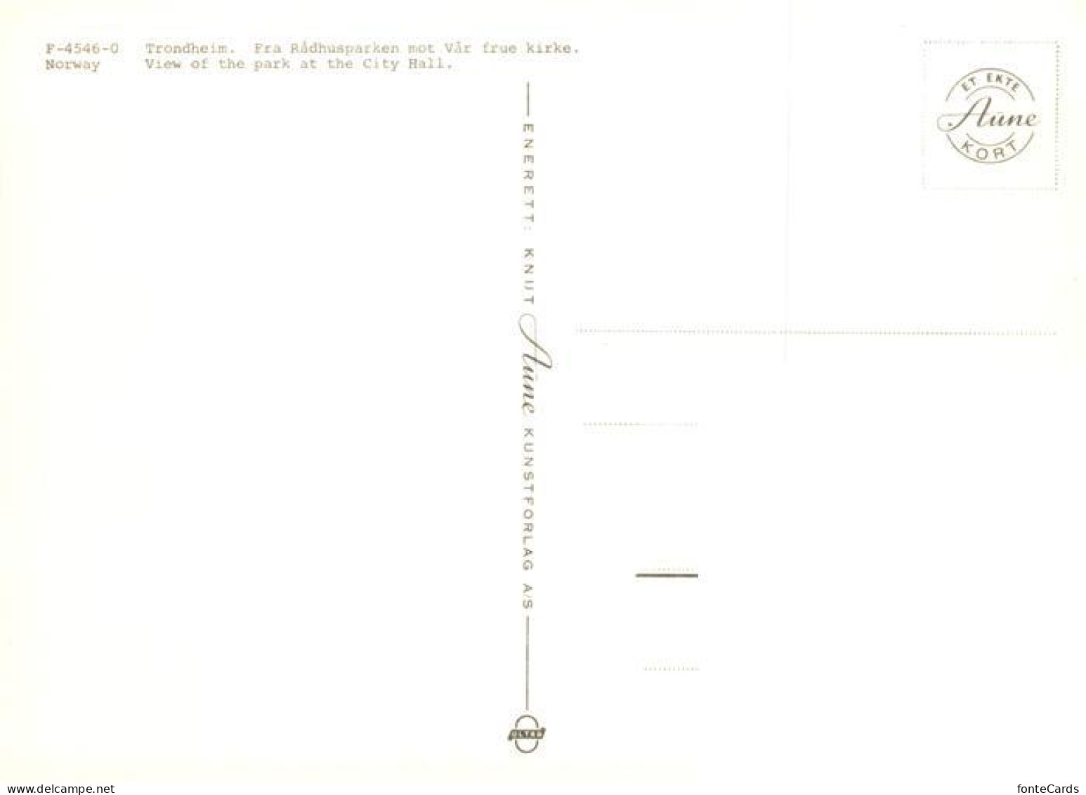 73945180 Trondheim_Trondhjem_Norge Fra Radhusparken Mot Ar Frue Kirke - Norvegia