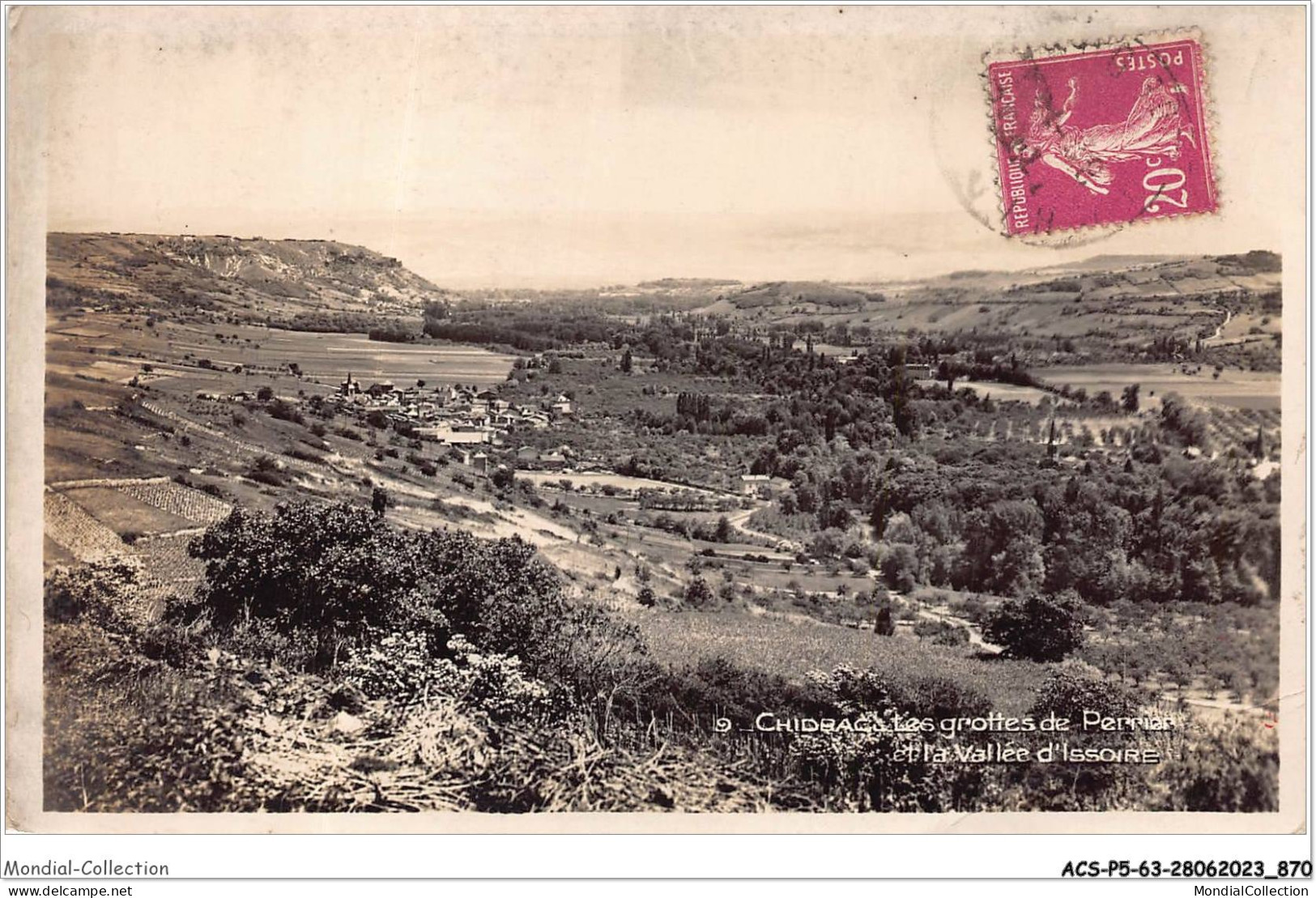 ACSP5-63-0439 - CHIDRAC-LES-grottes-de-perrier Et La Valléee D'ISSOIRE - Issoire