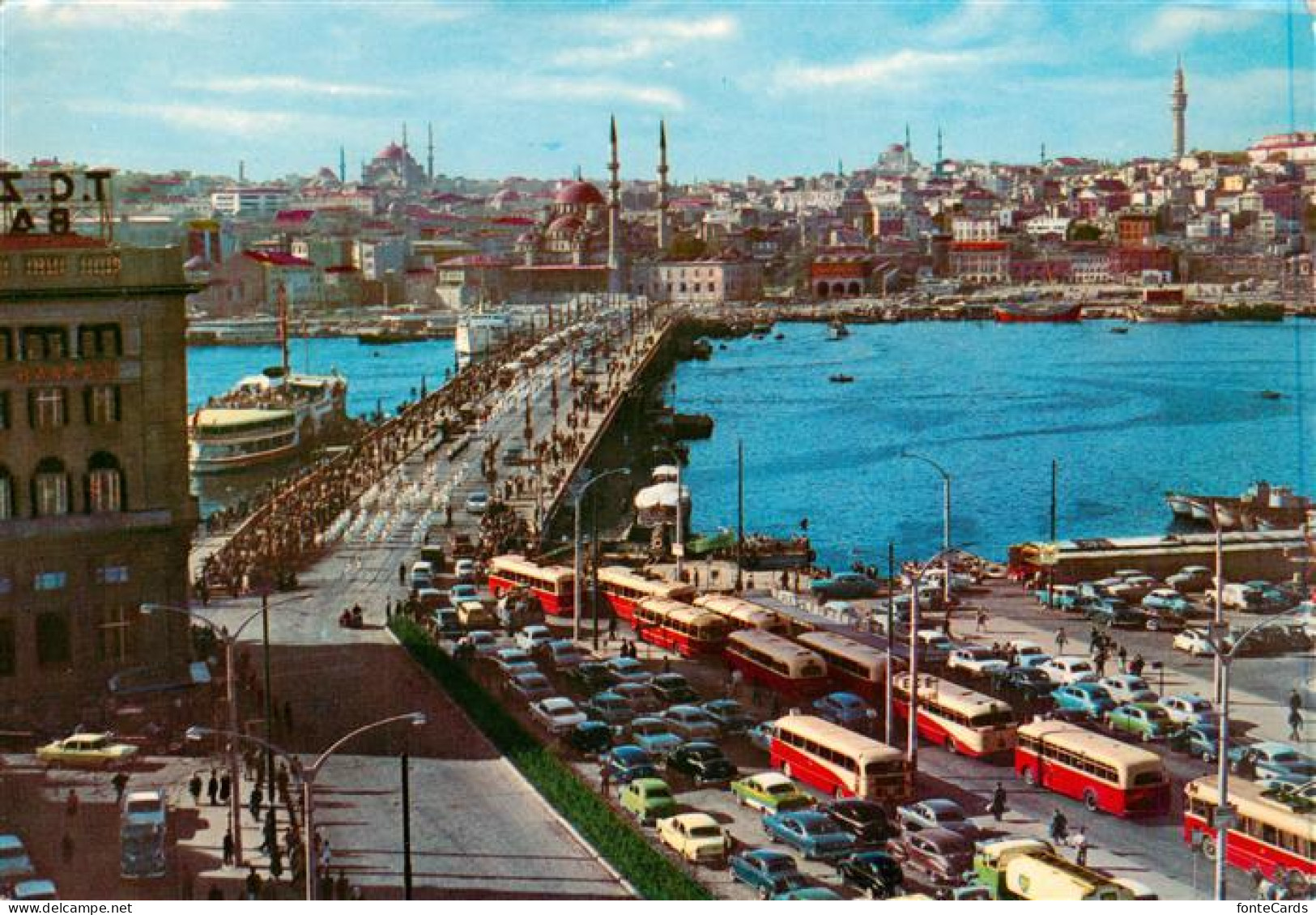 73944662 Istanbul_Constantinopel_TK Galata Bridge On The Golden Horn - Turkije