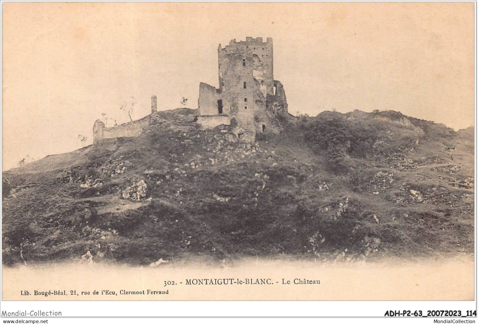 ADHP2-63-0150 - MONTAIGUT-LE-BLANC - Le Château - Montaigut