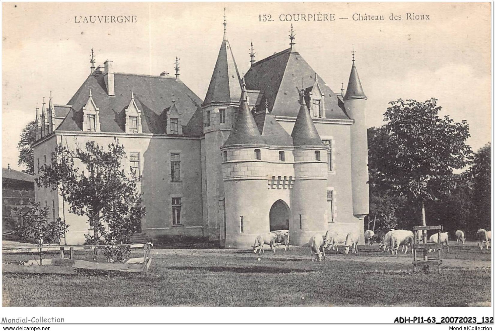 ADHP11-63-1030 - COURPIERE - Château Des Rioux  - Courpiere