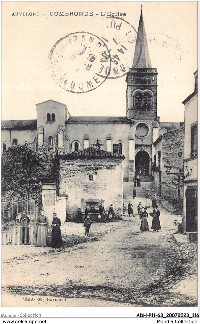 ADHP11-63-1022 - COMBRONDE - L'église - Combronde