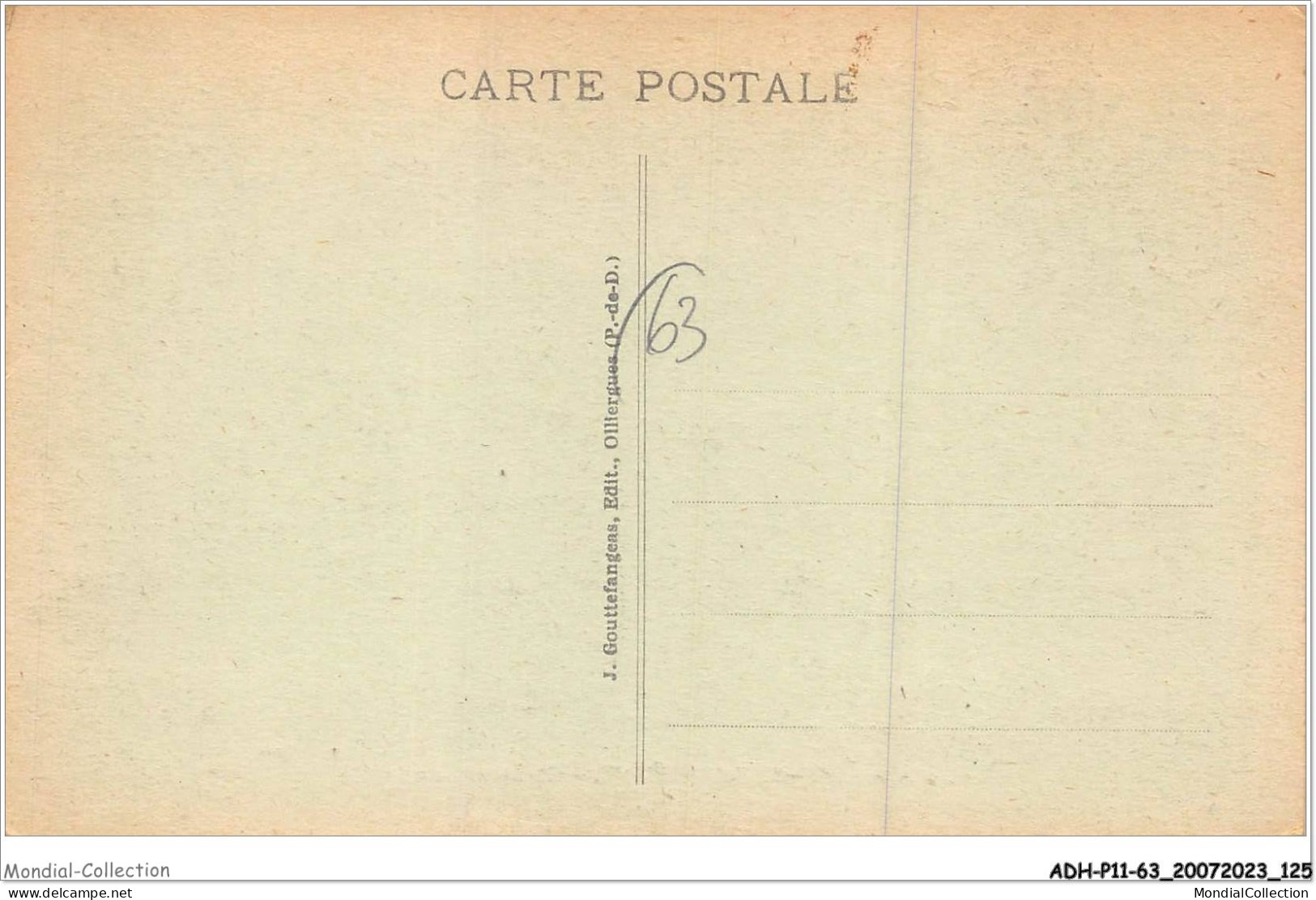 ADHP11-63-1026 - COURPIERE - Château De La Barge - Courpiere