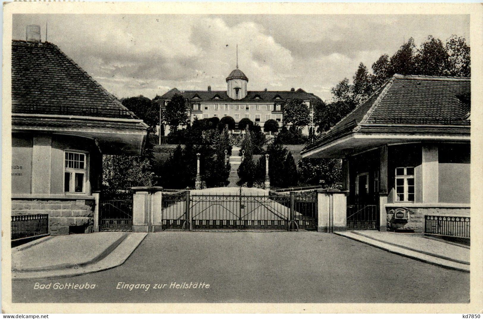 Bad Gottleuba - Eingang Zur Heilstätte - Bad Gottleuba-Berggiesshuebel