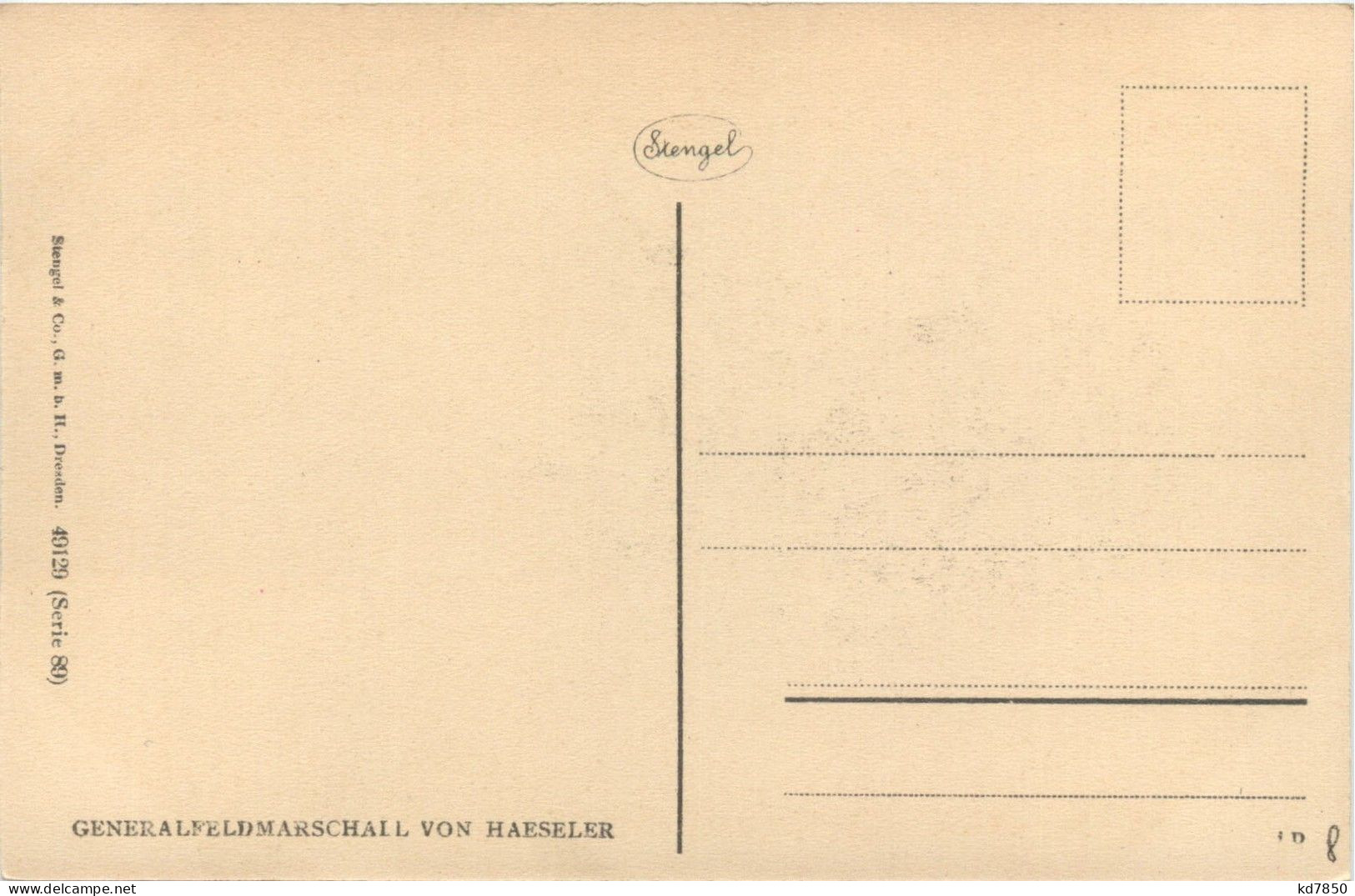 Generafeldmarschall Von Haeseler - Uomini Politici E Militari