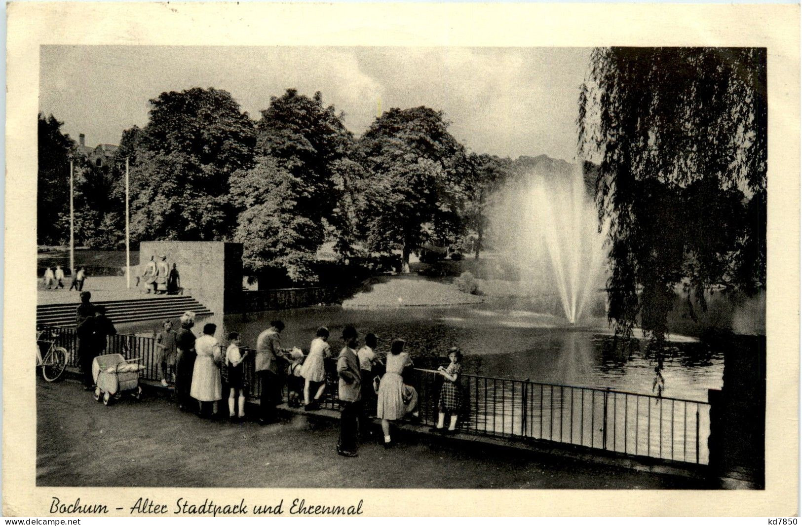 Bochum - Alter Stadtpark Und Ehrenmal - Bochum