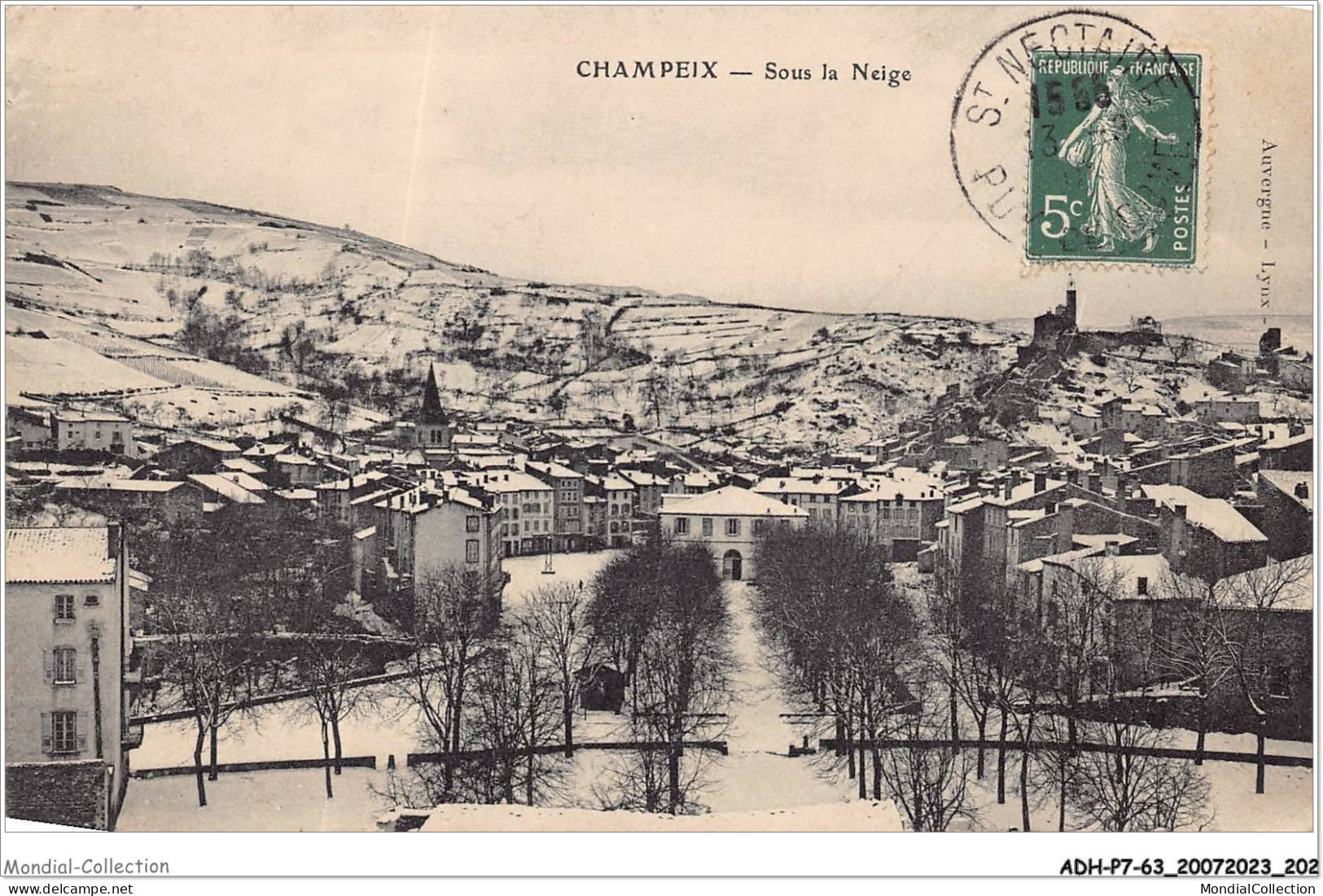 ADHP7-63-0667 - CHAMPEIX - Sous La Neige - Issoire