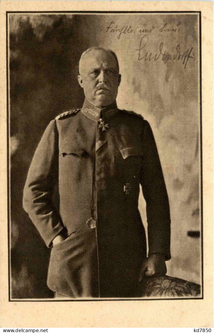 Generalleutnant Ludendorff - Politieke En Militaire Mannen