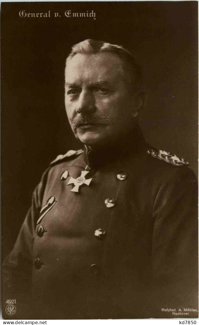 General Von Emmich - Politische Und Militärische Männer