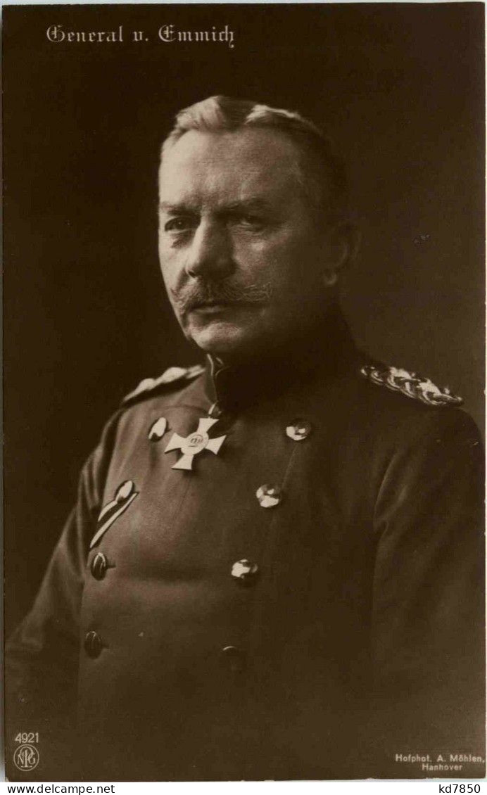 General Von Emmich - Politieke En Militaire Mannen