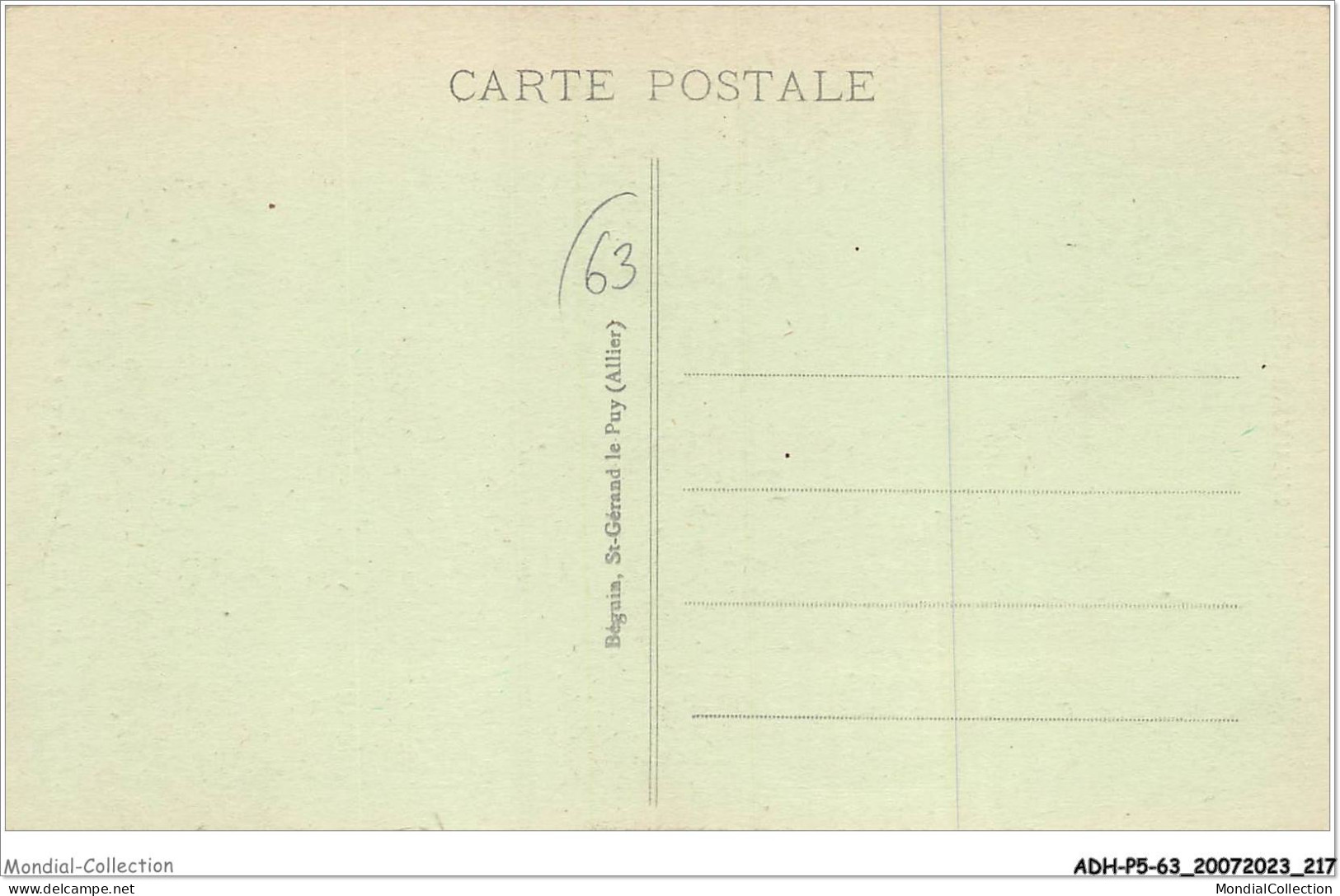 ADHP5-63-0474 - BESSE - Le Beffroi - Côté-sud  - Besse Et Saint Anastaise