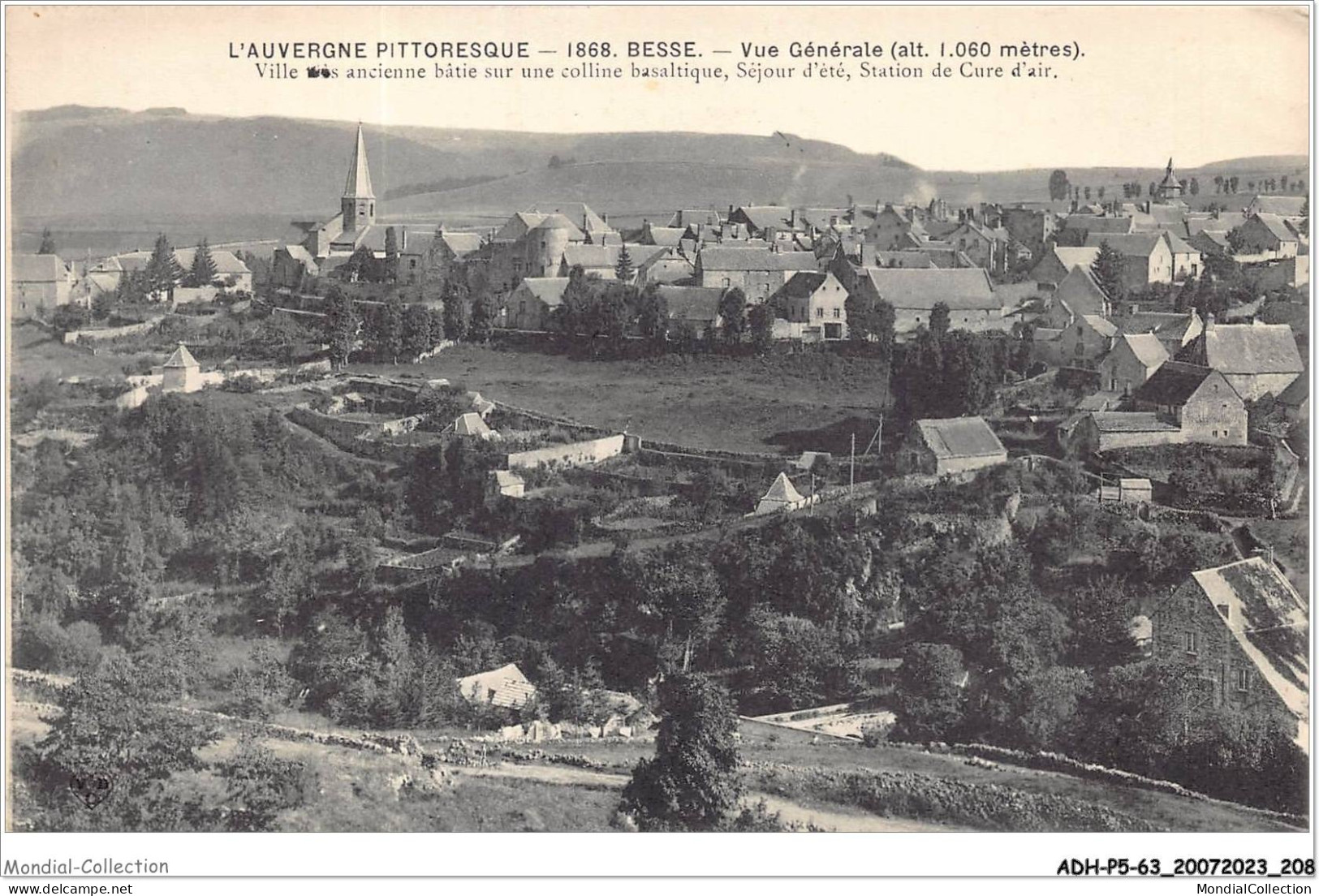 ADHP5-63-0470 - BESSE - Vue Générale - Besse Et Saint Anastaise