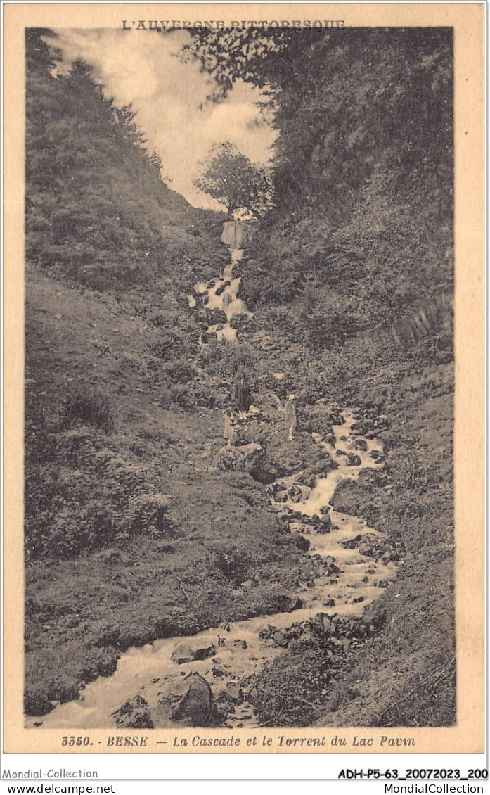 ADHP5-63-0466 - BESSE - La Cascade Et Le Torrent Du Lac Pavin - Besse Et Saint Anastaise