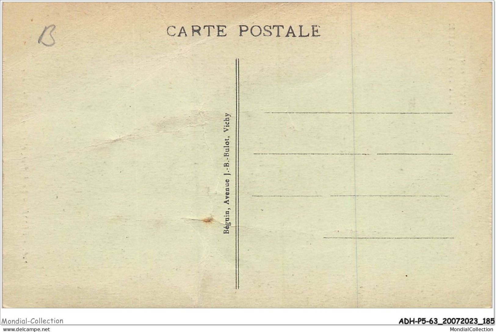 ADHP5-63-0458 - BESSE - Le Beffroi - Côté Nord - Besse Et Saint Anastaise