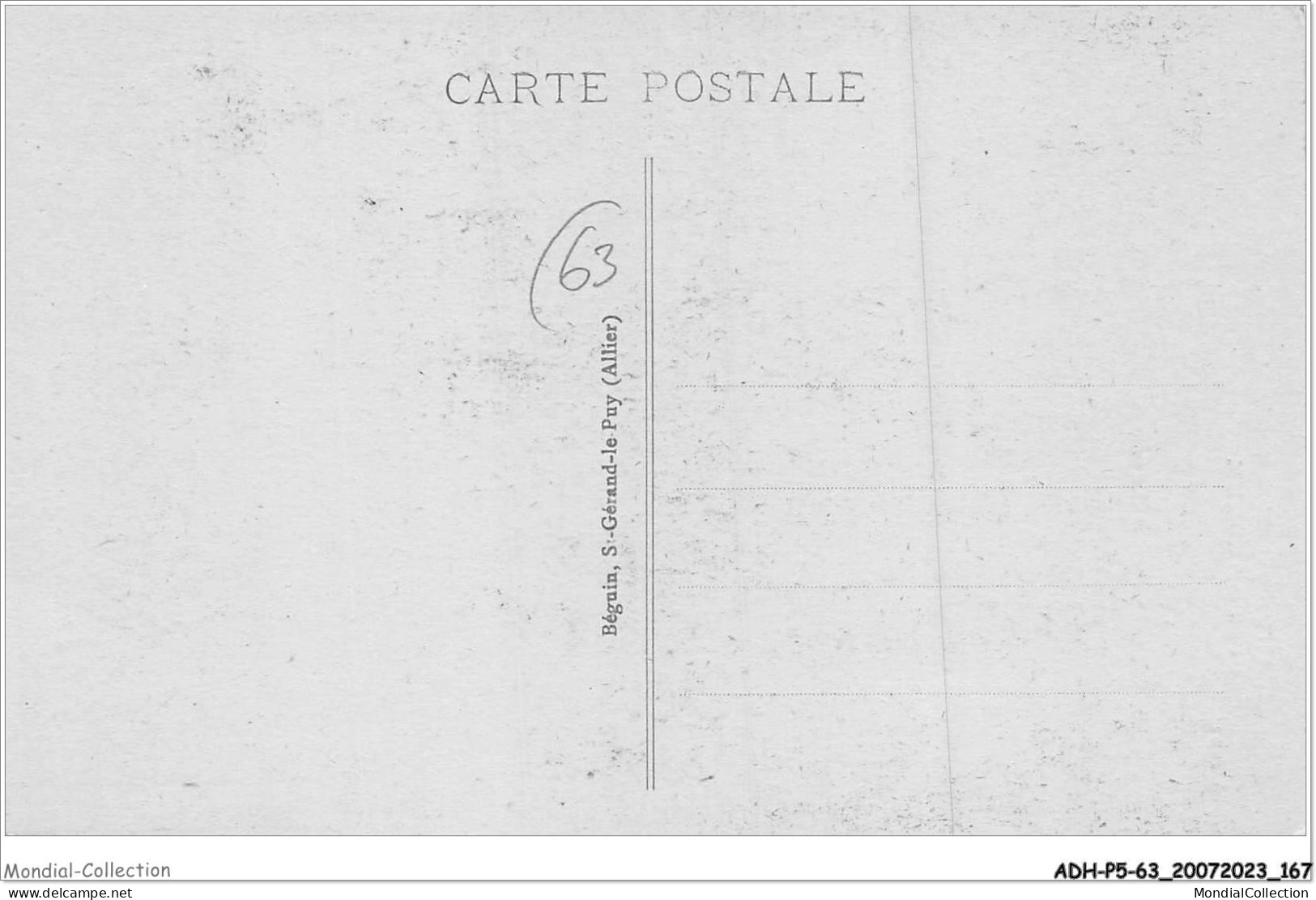 ADHP5-63-0449 - BESSE - Le Beffroi - Côté Nord - Besse Et Saint Anastaise