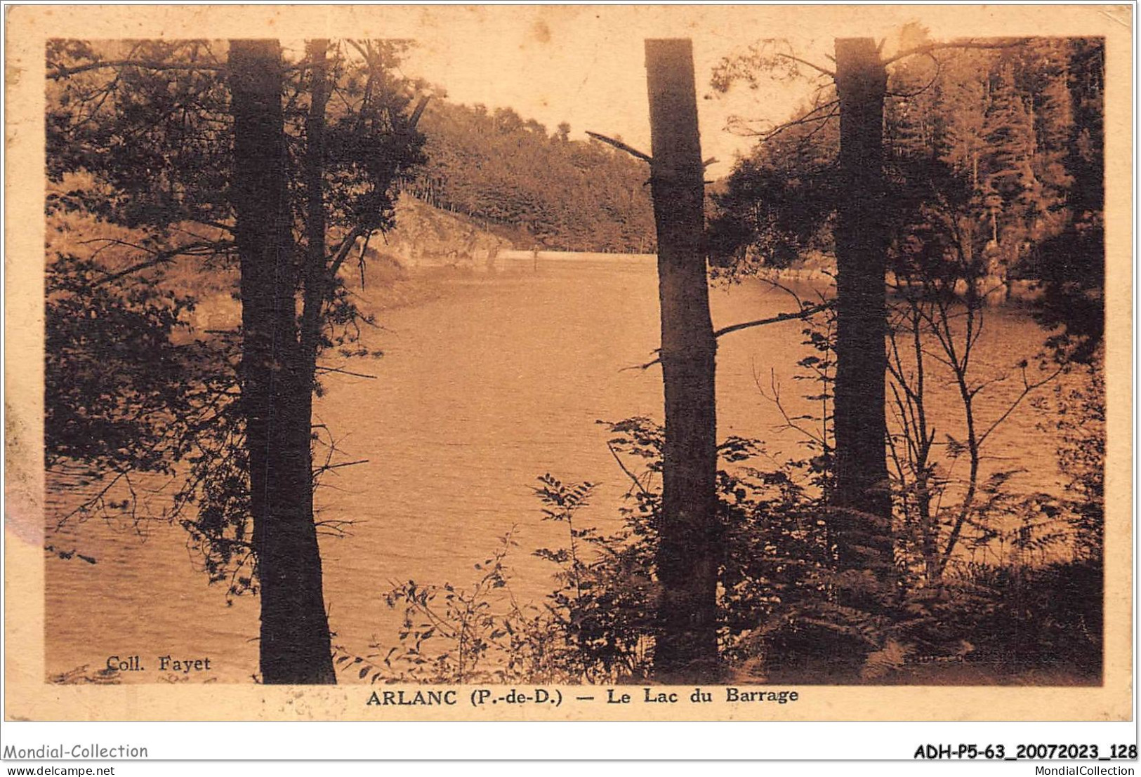 ADHP5-63-0430 - ARLANC - Le Lac Du Barrage - Ambert