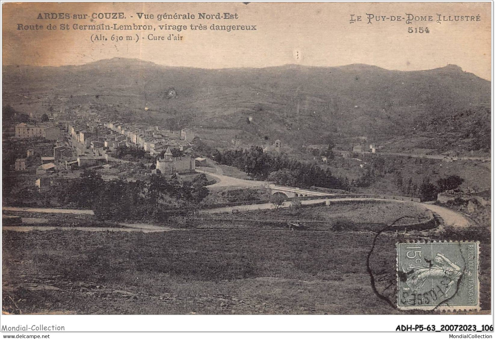 ADHP5-63-0420 - ARDES-SUR-COUZE - Vallée De Rentières Et La Couze - Issoire