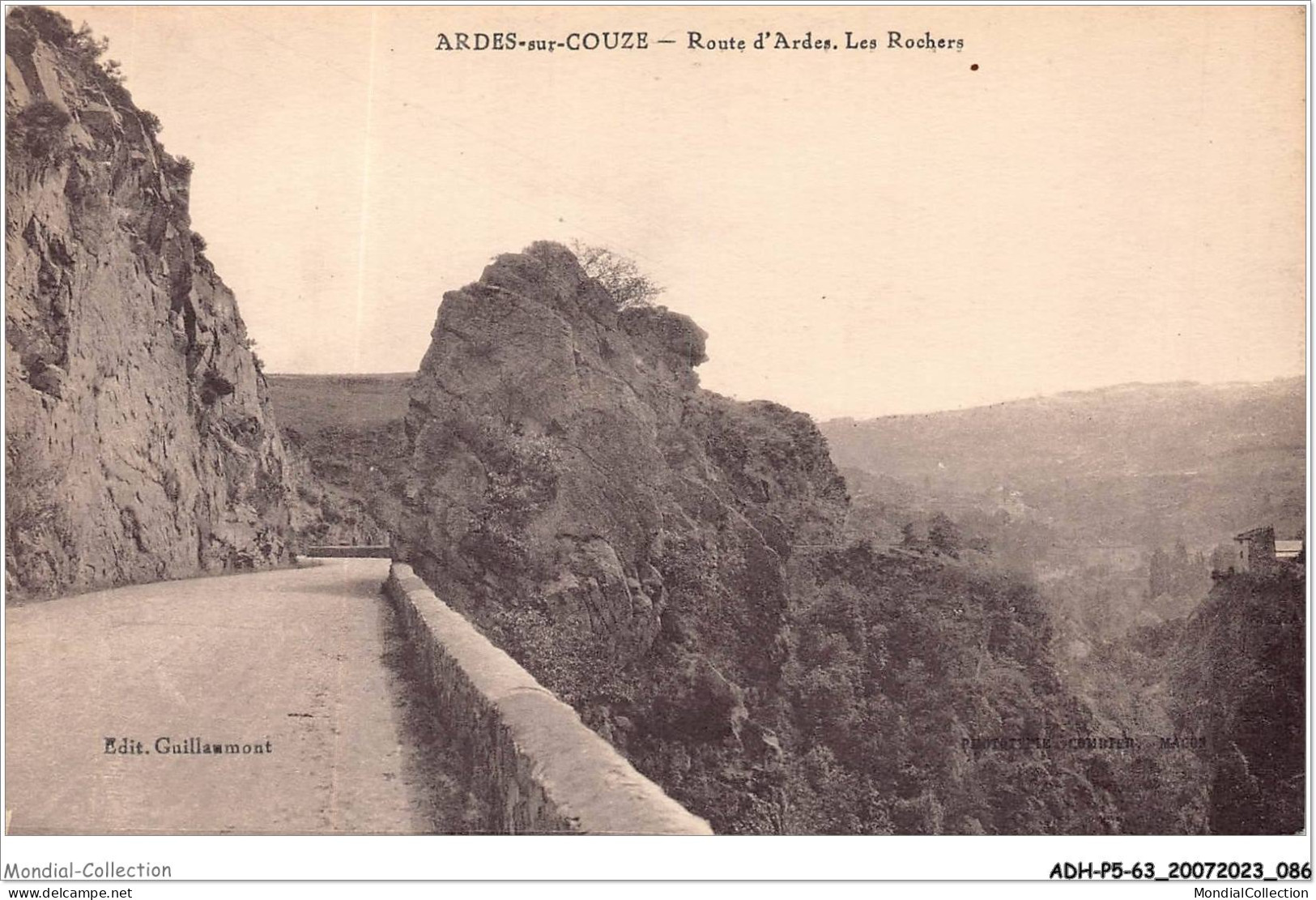 ADHP5-63-0409 - ARDES-SUR-COUZE - Route D'ardes - Les Rochers - Issoire