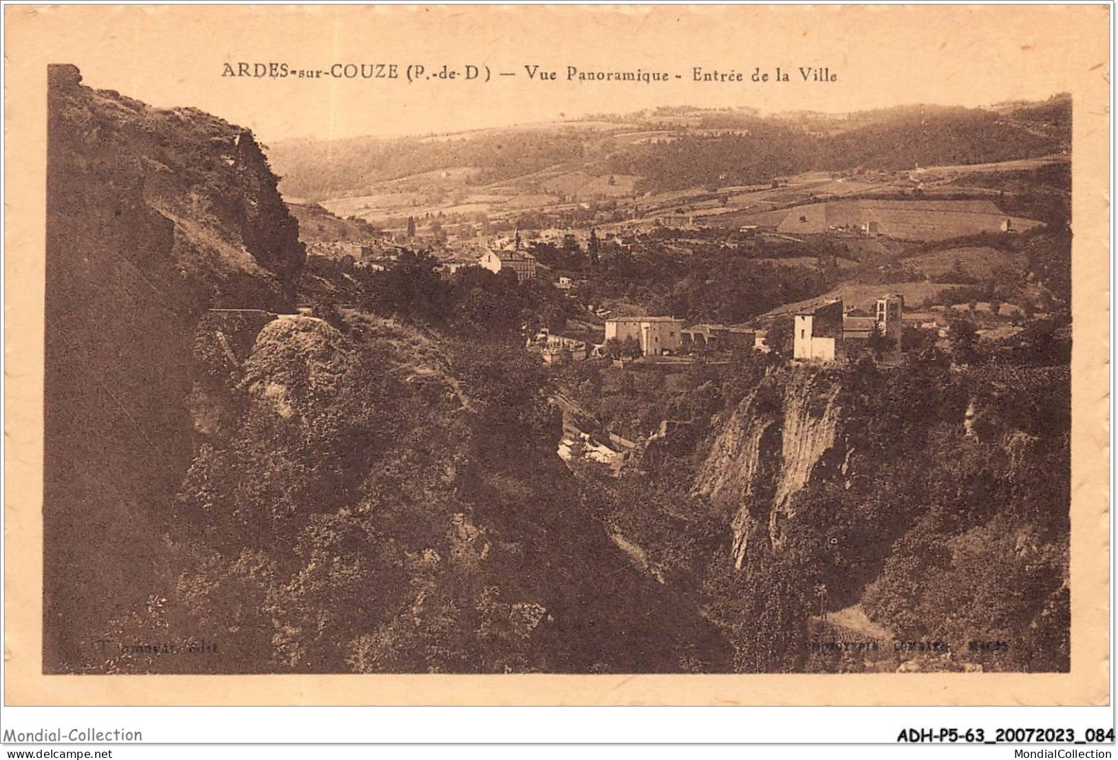 ADHP5-63-0408 - ARDES-SUR-COUZE - Vue Panoramique - Entrée De La Ville - Issoire