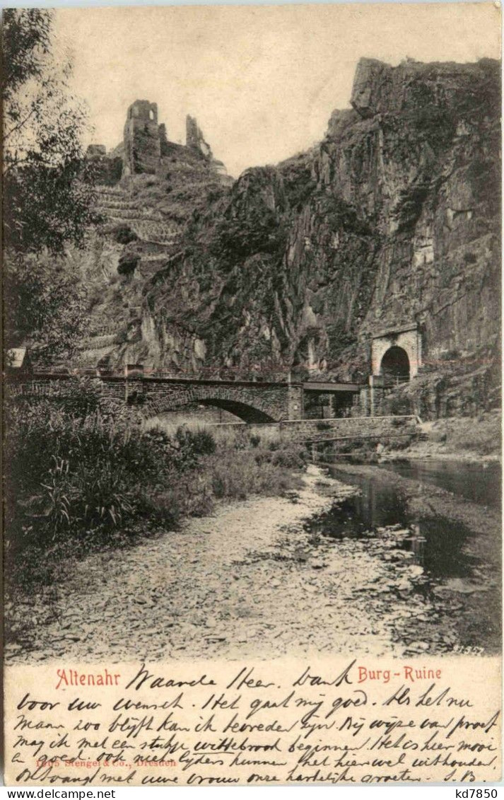 Altenahr - Burg Ruine - Bad Neuenahr-Ahrweiler