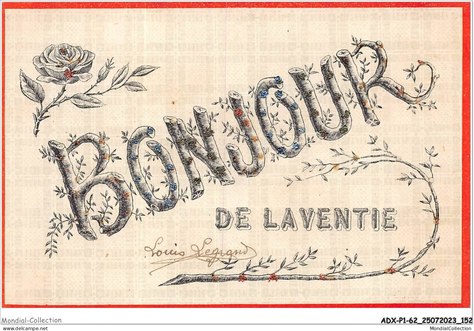 ADXP1-62-0077 - BONJOUR DE LAVENTIE - Laventie