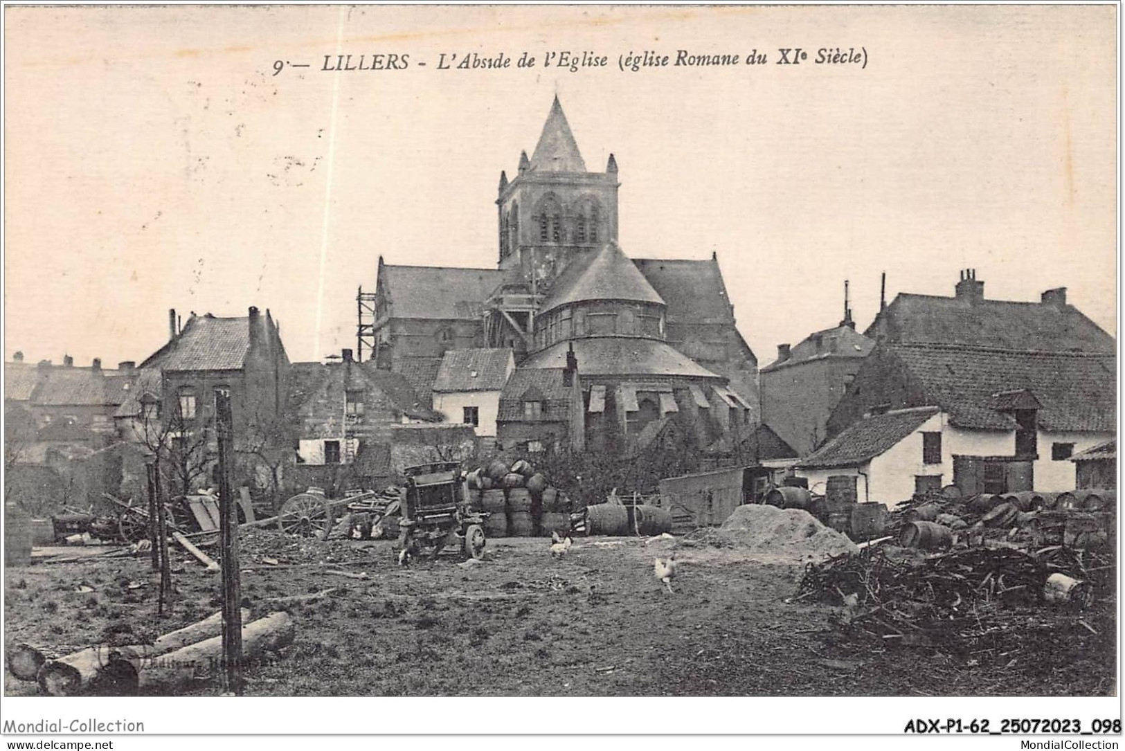 ADXP1-62-0050 - LILLERS - L'abside De L'église - Lillers