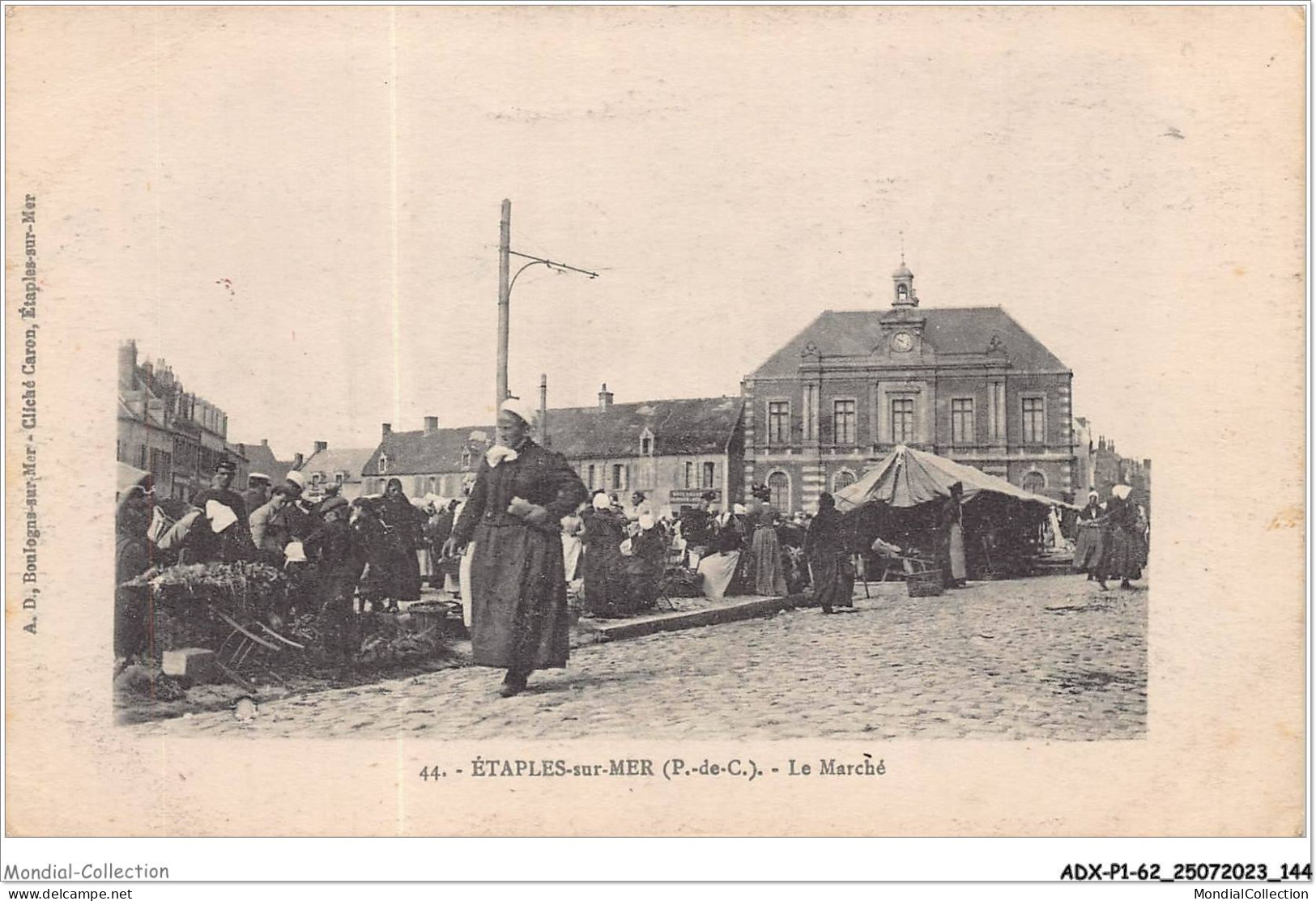 ADXP1-62-0073 - ETAPLES-SUR-MER - Le Marché - Etaples