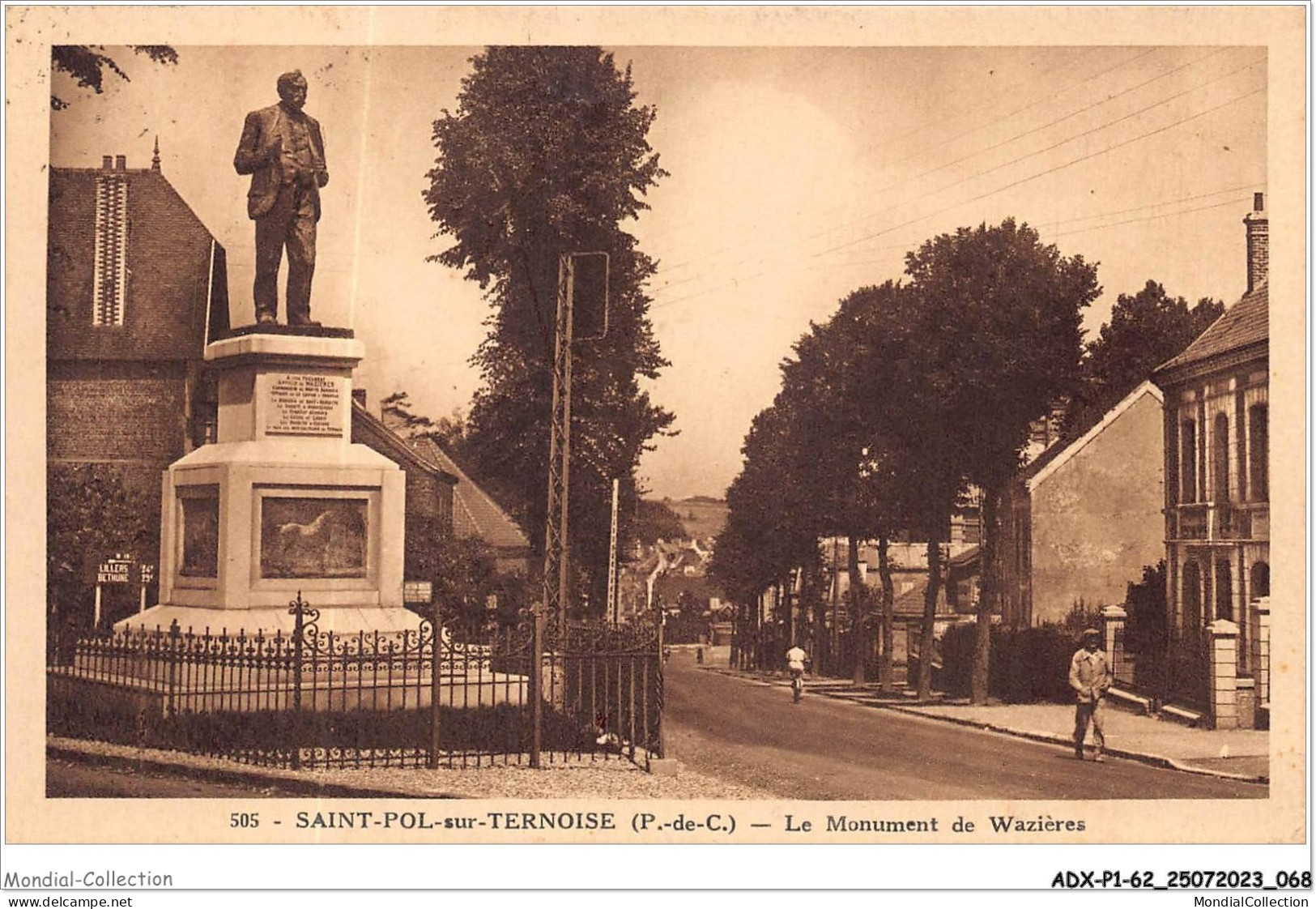 ADXP1-62-0035 - SAINT-POL-SUR-TERNOISE - Le Monument De Wazières - Saint Pol Sur Ternoise