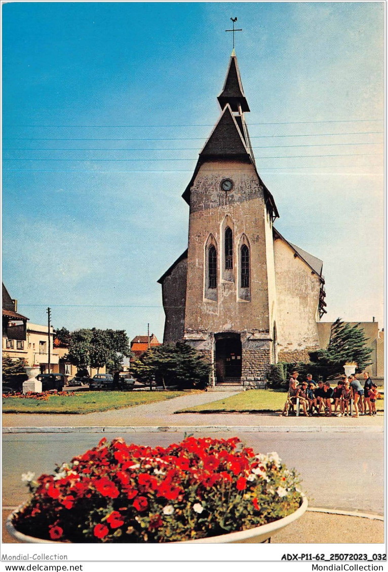 ADXP11-62-0909 - MERLIMONT - L'église - Montreuil