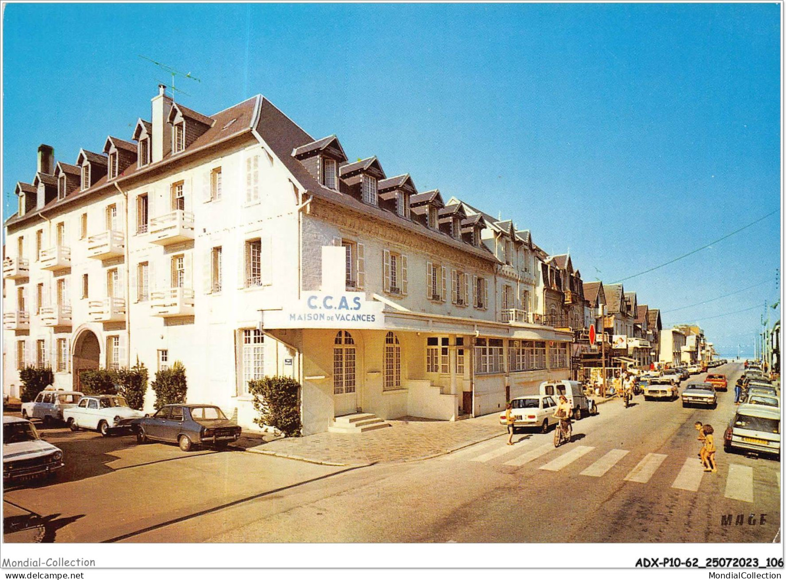 ADXP10-62-0873 - MERLIMONT-PLAGE - L'avenue De La Plage Et Le C C A S - Montreuil