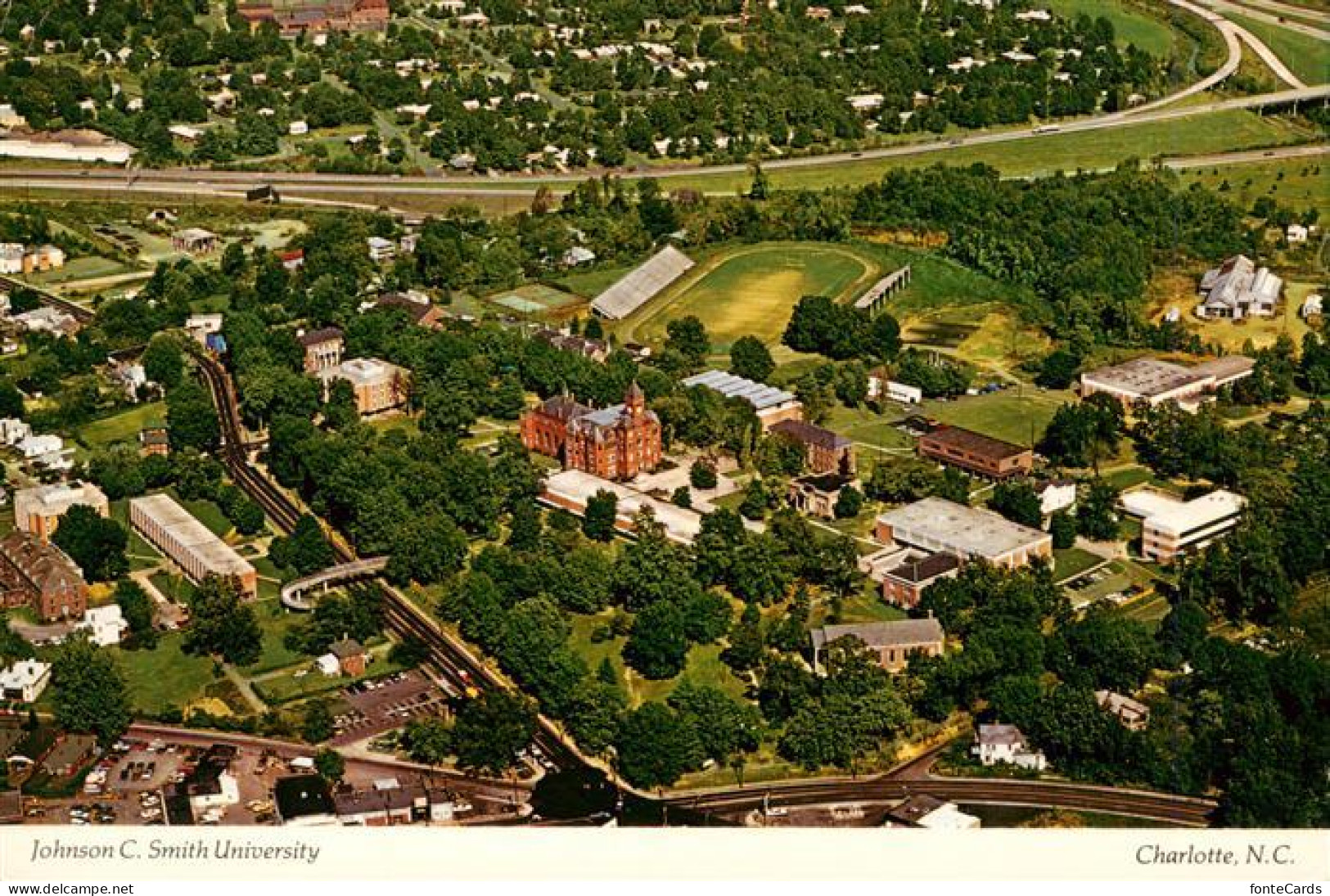 73941377 Charlotte_North_Carolina_USA Johnson C Smith University Aerial View - Autres & Non Classés