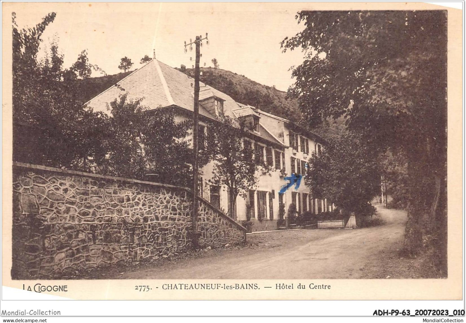 ADHP9-63-0794 - CHATEAUNEUF-LES-BAINS - Hôtel Du Centre - Riom