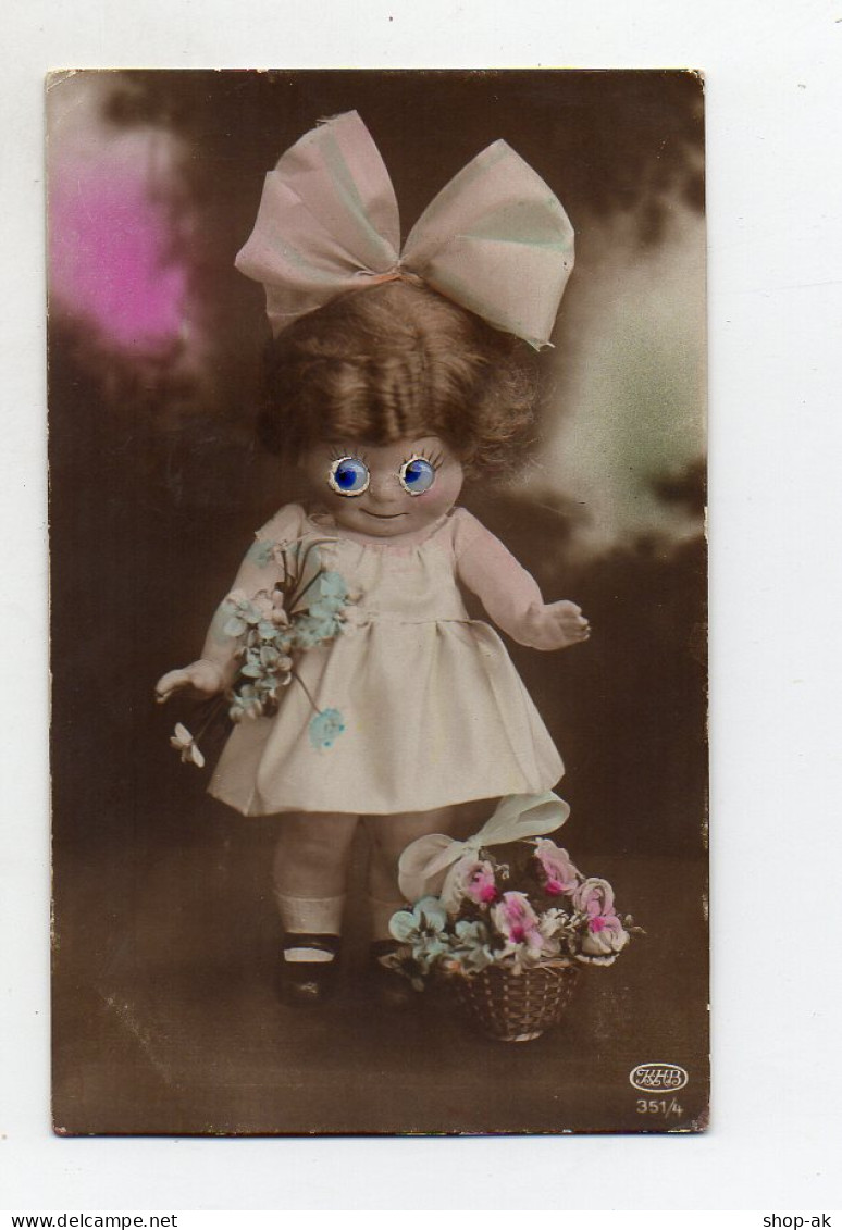 T4038/ Plastik Augen - Hübsche Puppe   Foto AK A.1925 - Jeux Et Jouets
