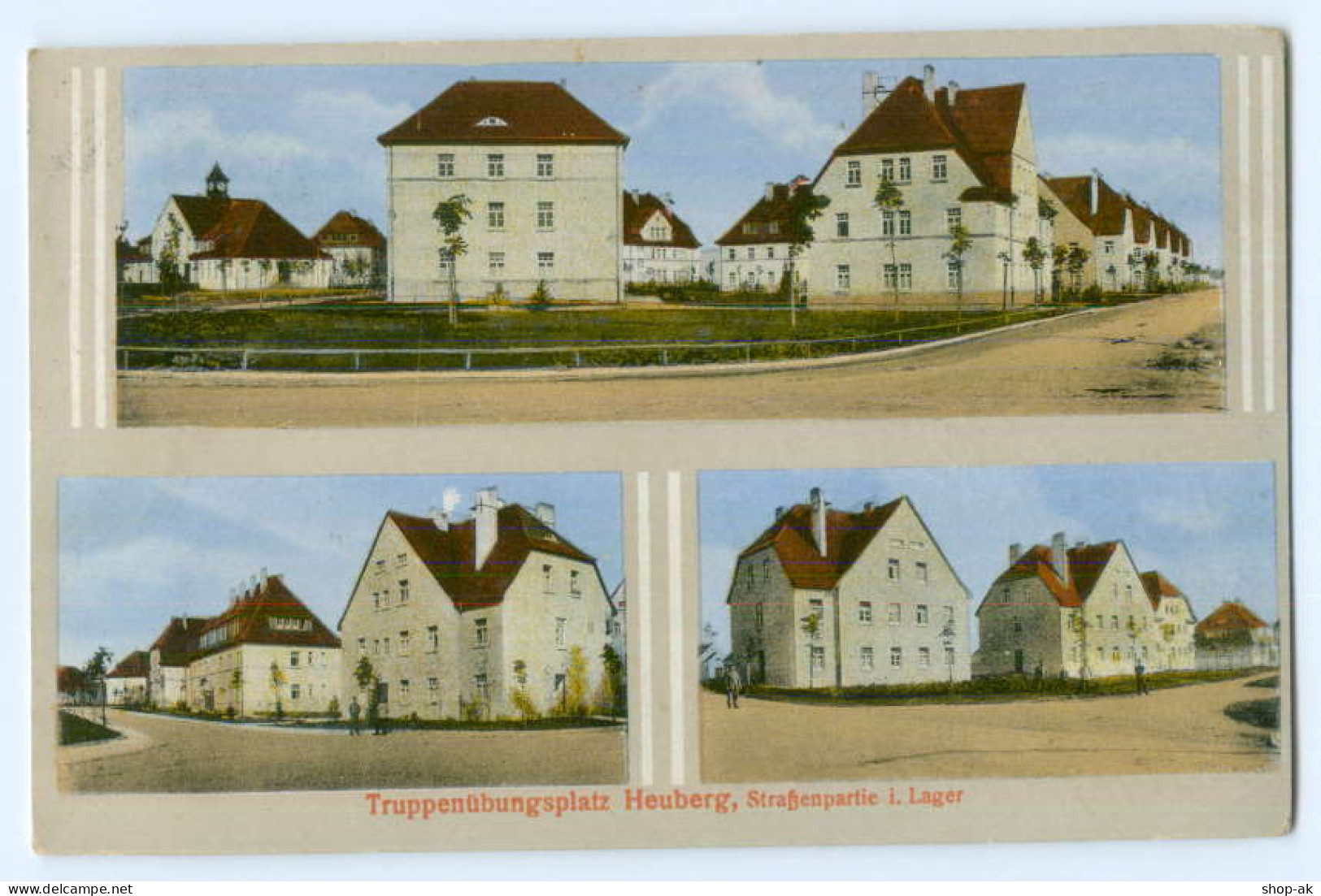 T4607/ Truppenübungsplatz Heuberg Bz. Konstanz AK 1917  - Guerra 1914-18