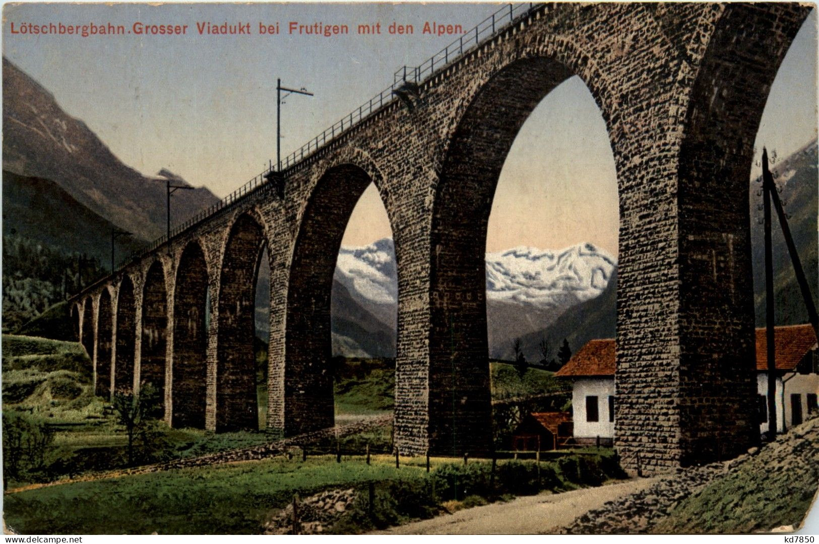 Grosser Viadukt Bei Frutigen - Frutigen