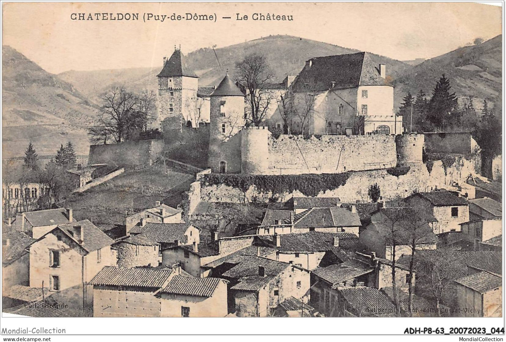 ADHP8-63-0695 - CHATELDON - Le Château - Chateldon